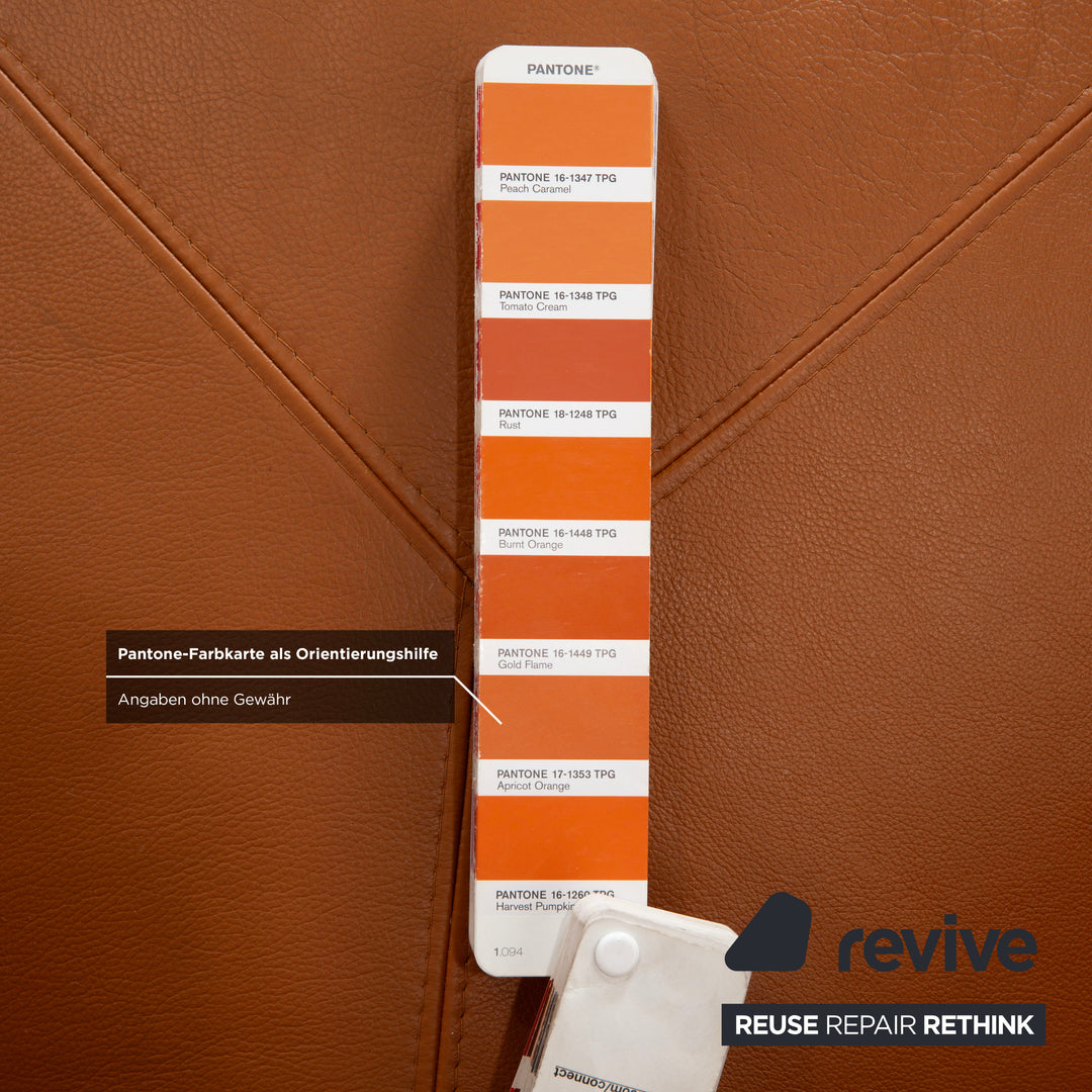 BoConcept Carmo Leder Ecksofa Braun Cognac Sofa Couch