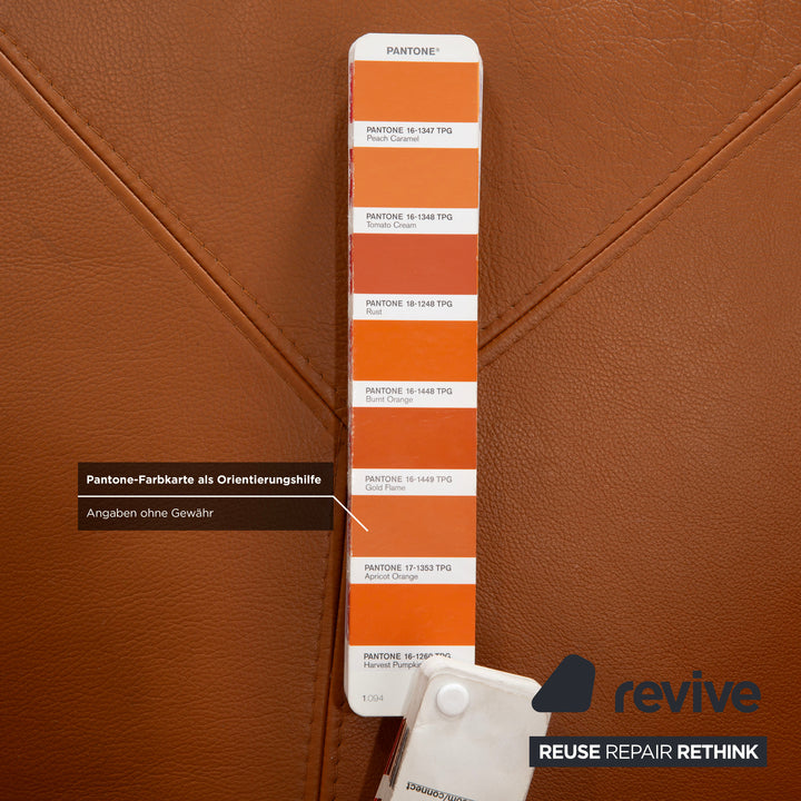 BoConcept Carmo Leder Ecksofa Braun Cognac Sofa Couch