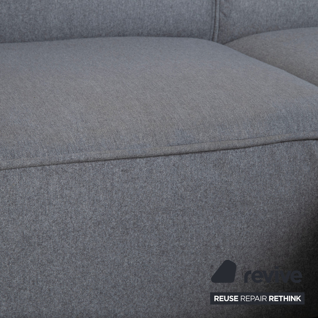 BoConcept Carmo Stoff Ecksofa Grau Sofa Couch