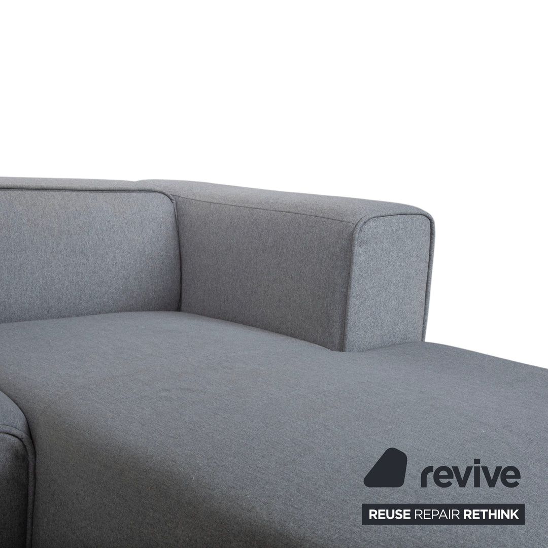 BoConcept Carmo Stoff Ecksofa Grau Sofa Couch