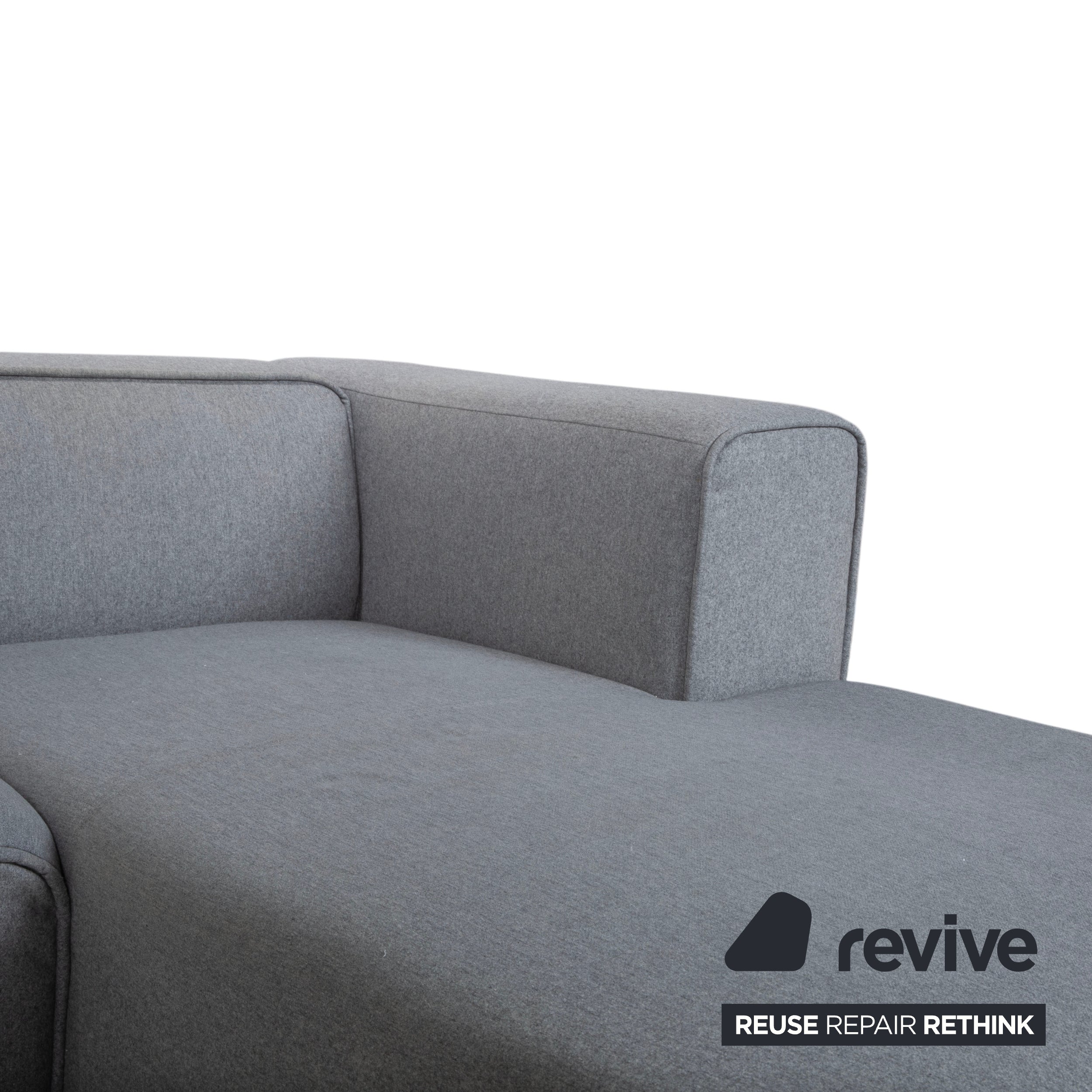 BoConcept Carmo Stoff Ecksofa Grau Sofa Couch