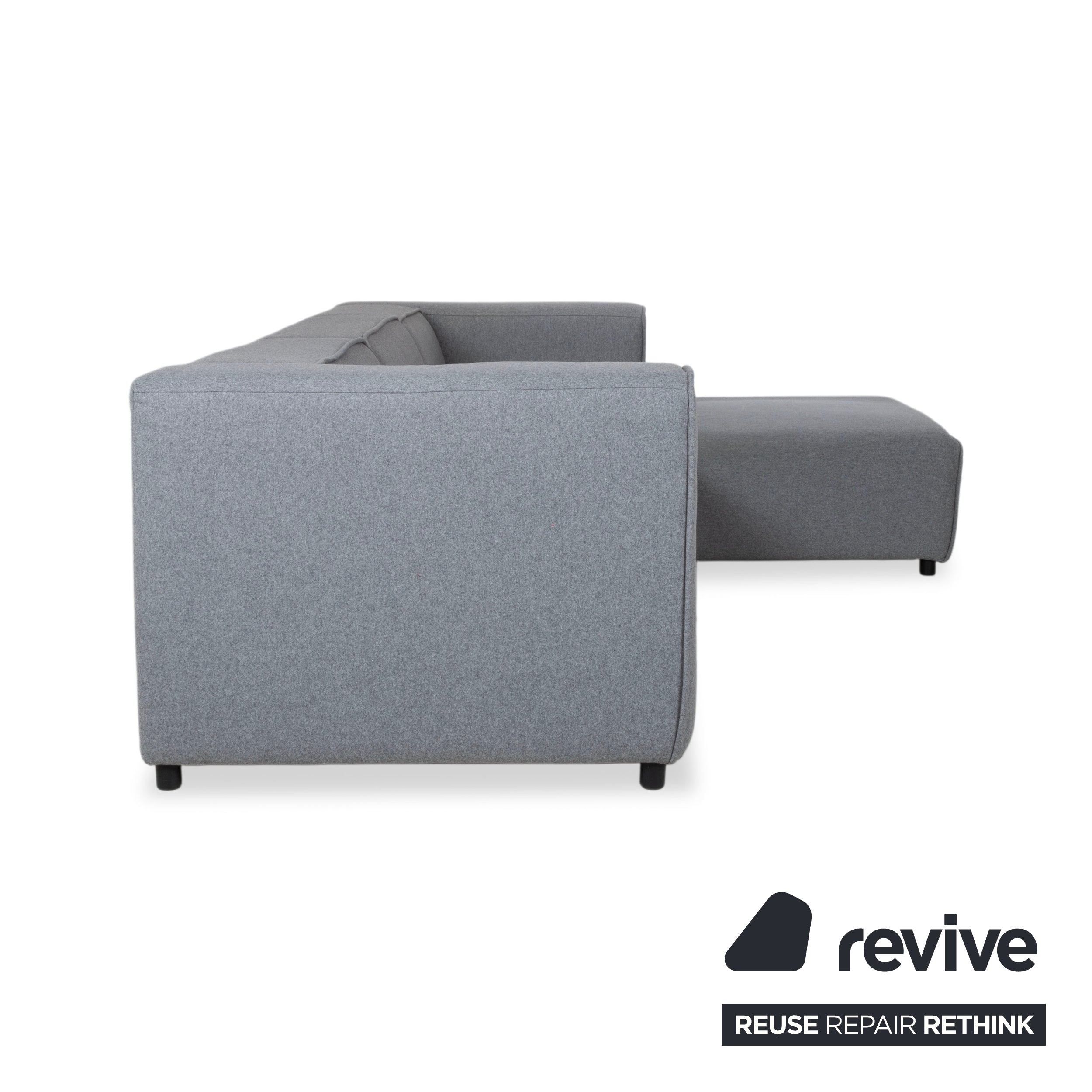 BoConcept Carmo Stoff Ecksofa Grau Sofa Couch