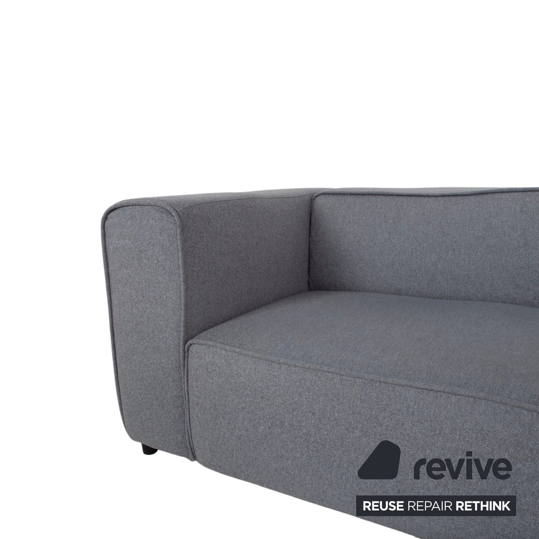 BoConcept Carmo Stoff Ecksofa Grau Sofa Couch