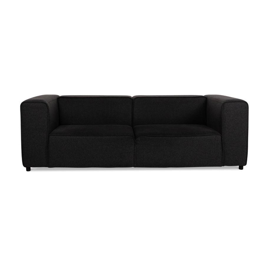 BoConcept Carmo Stoff Zweisitzer Grau Sofa Couch