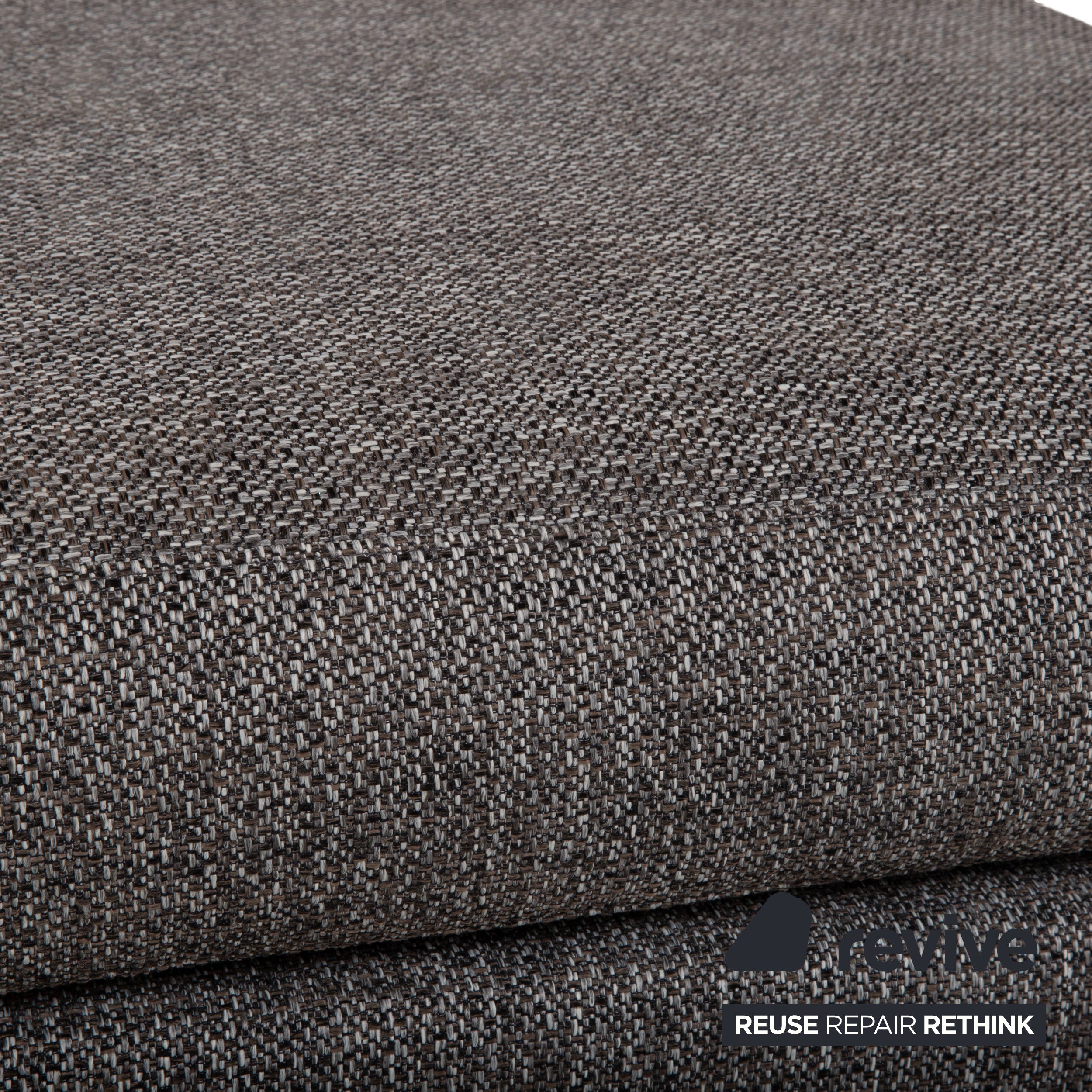 BoConcept Cenova Garnitur Stoff Ecksofa Hocker Grau Sofa Couch