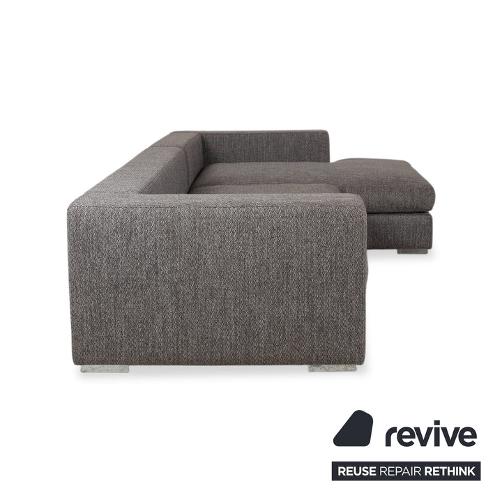 BoConcept Cenova Sofa Fabric Corner Sofa Ottoman Grey Sofa Couch