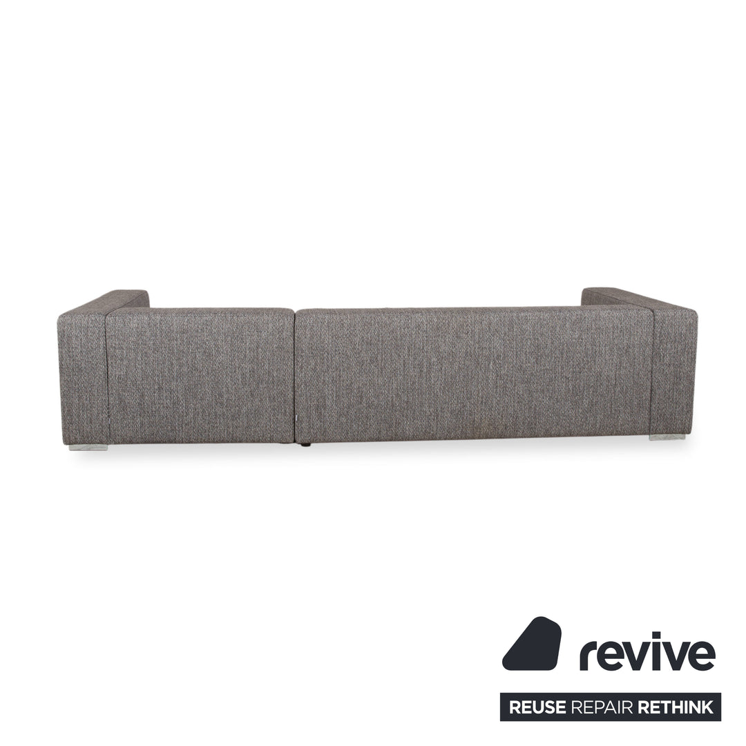 BoConcept Cenova Sofa Fabric Corner Sofa Ottoman Grey Sofa Couch