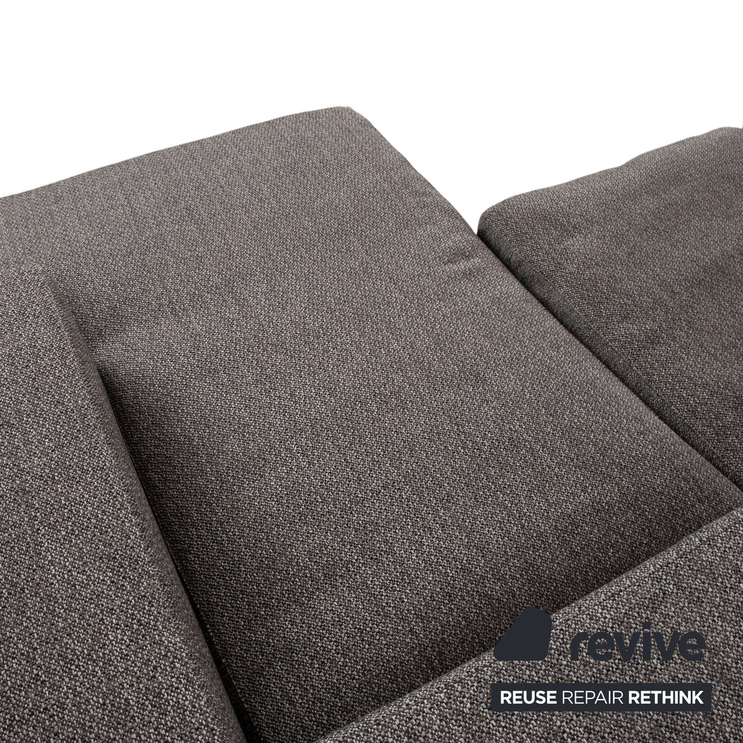 BoConcept Cenova Sofa Fabric Corner Sofa Ottoman Grey Sofa Couch