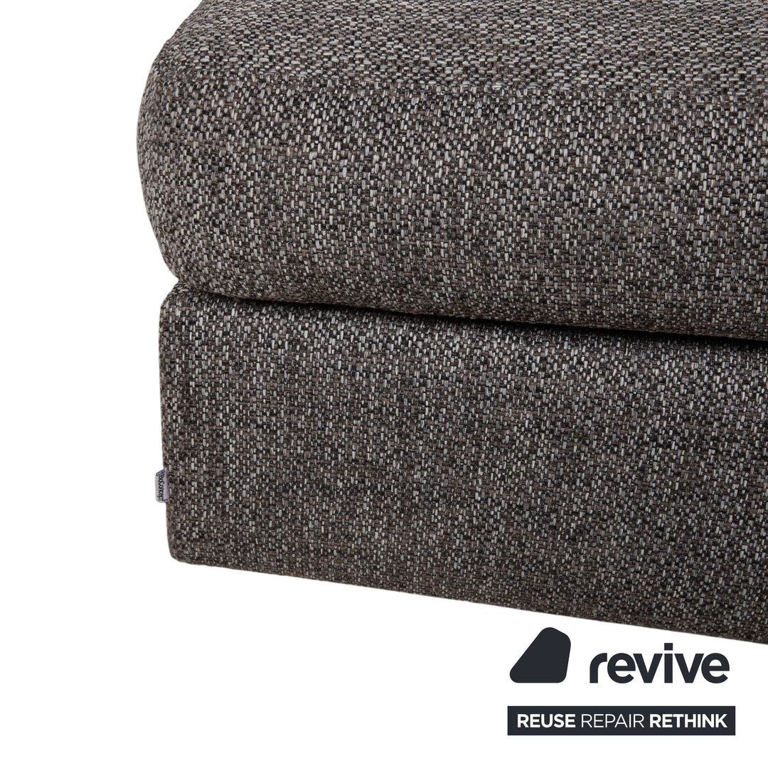 BoConcept Cenova Sofa Fabric Corner Sofa Ottoman Grey Sofa Couch