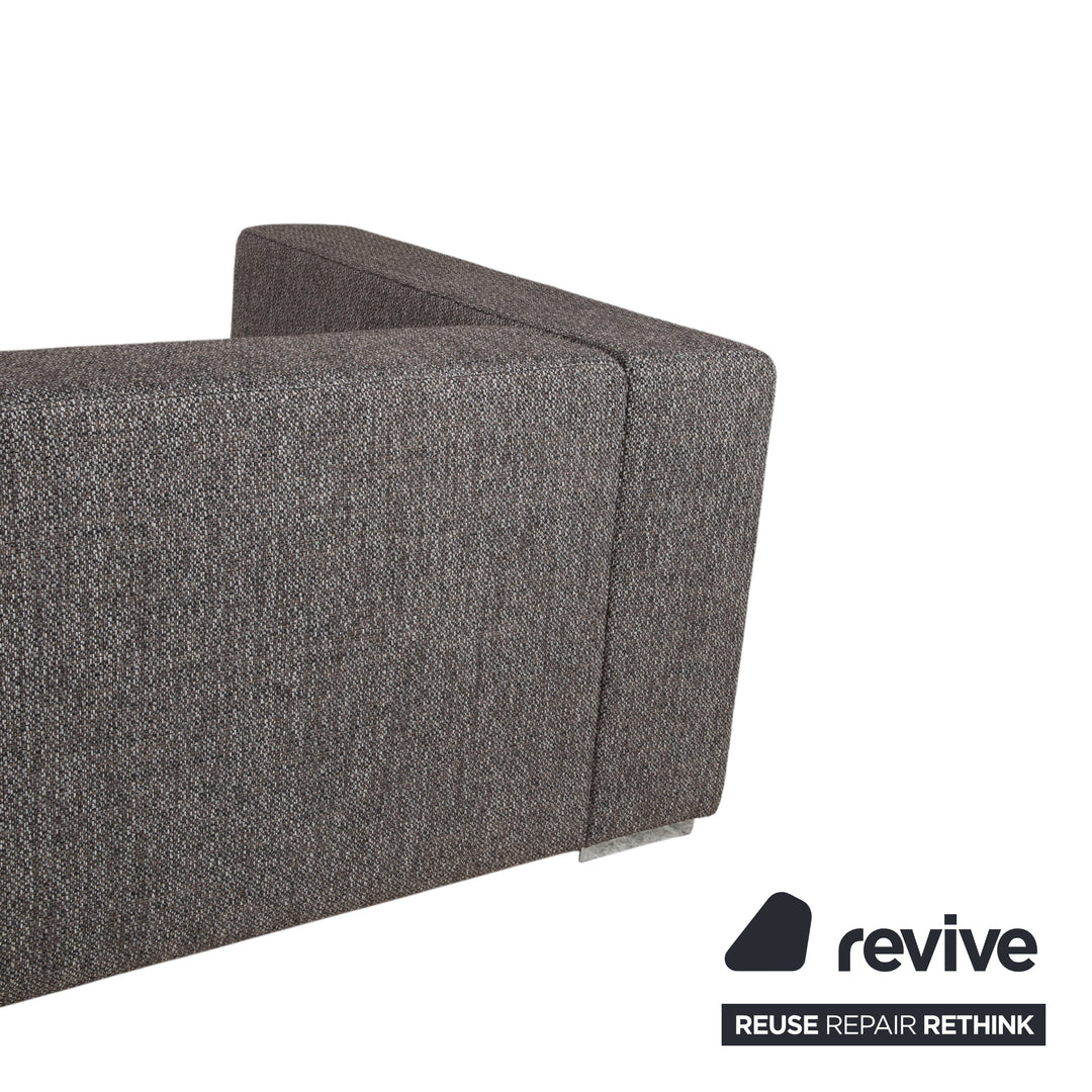 BoConcept Cenova Sofa Fabric Corner Sofa Ottoman Grey Sofa Couch
