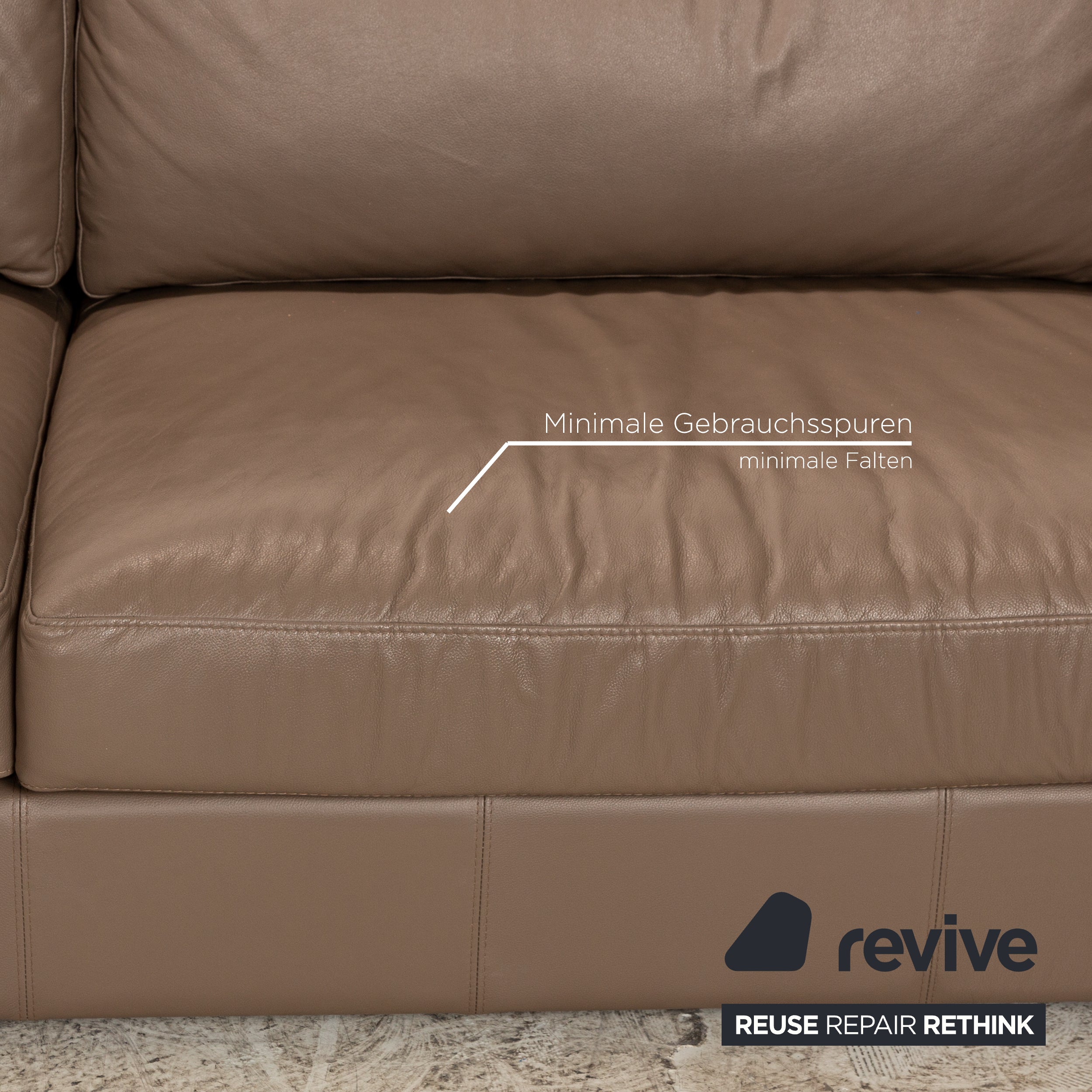 BoConcept Cenova Leather Corner Sofa Brown Sofa Couch