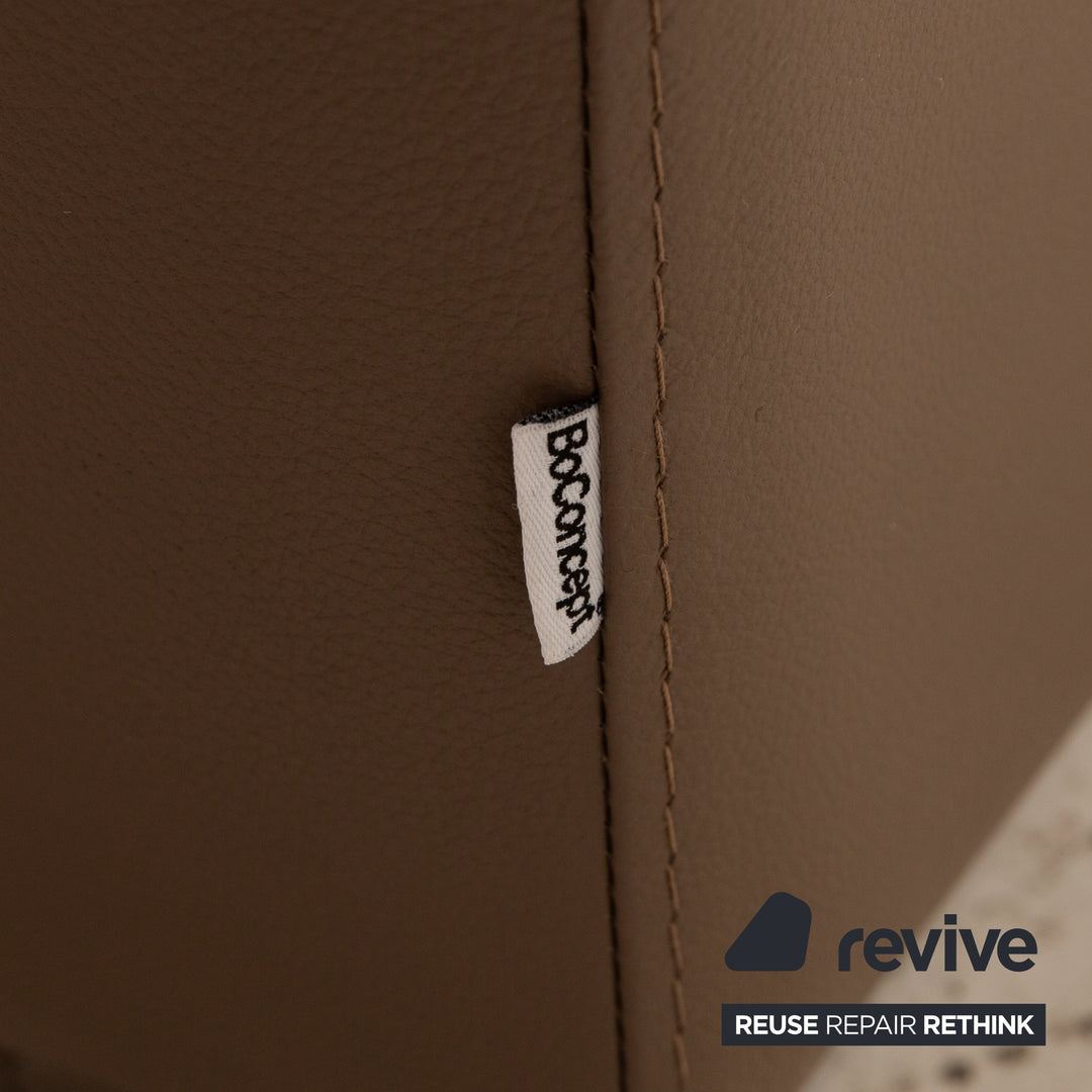 BoConcept Cenova Leather Corner Sofa Brown Sofa Couch