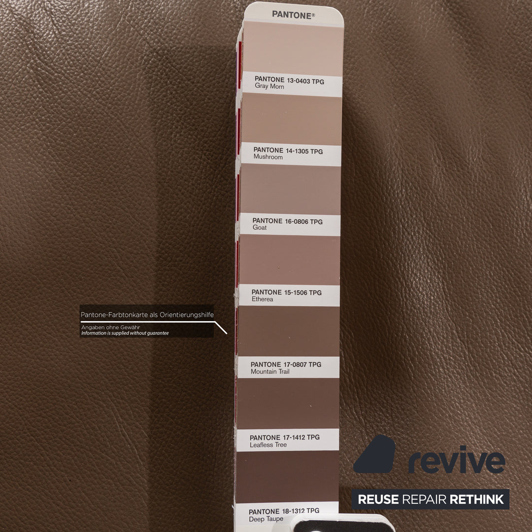 BoConcept Cenova Leather Corner Sofa Brown Sofa Couch