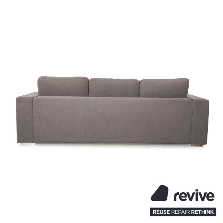 BoConcept Cenova Fabric Corner Sofa Grey Recamiere Left Sofa Couch