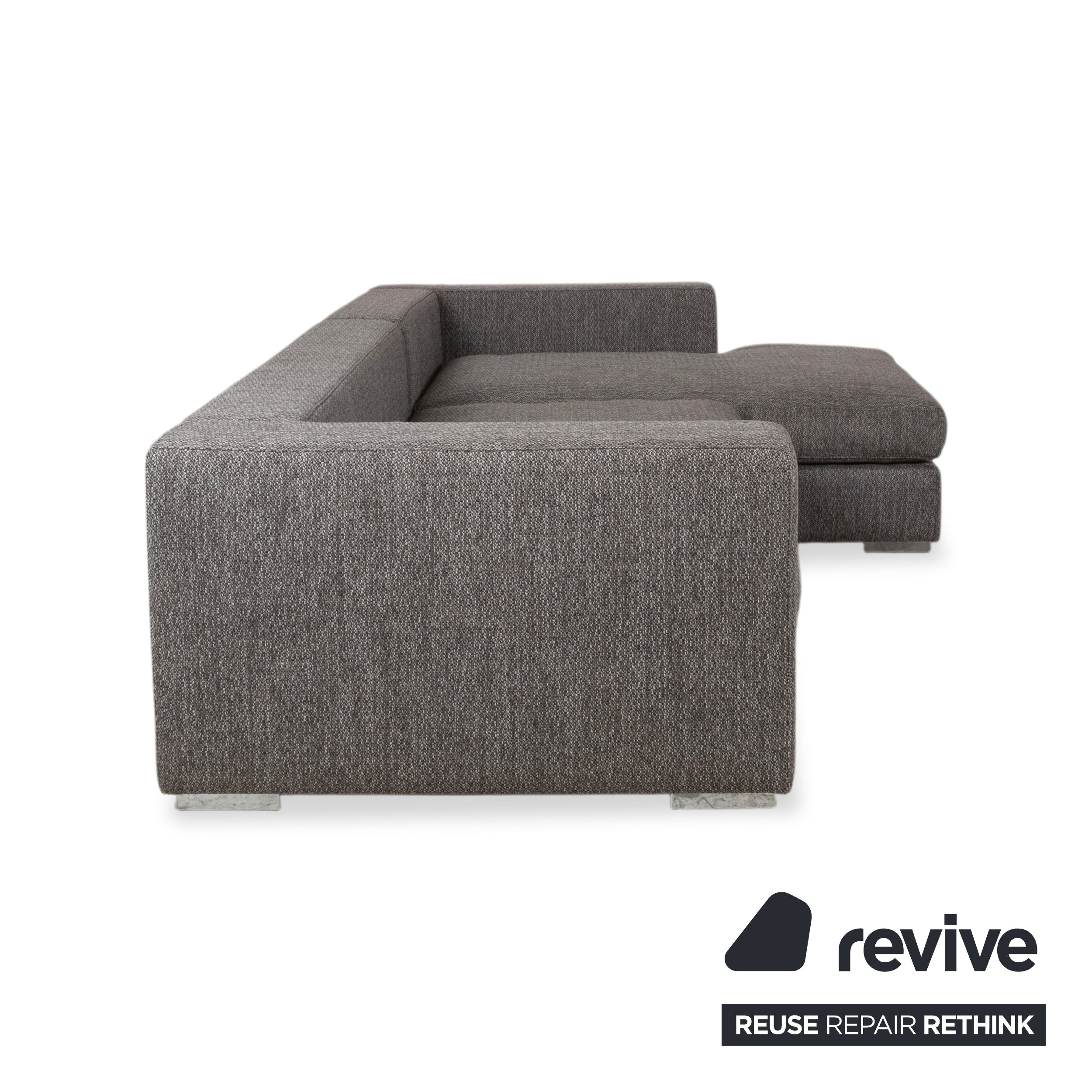 BoConcept Cenova Stoff Ecksofa Grau Sofa Couch