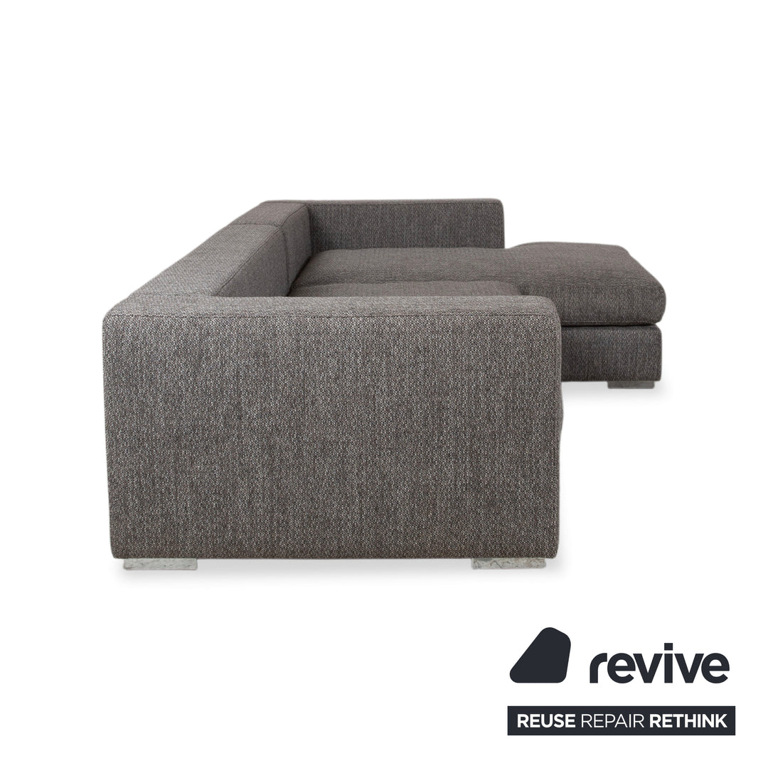 BoConcept Cenova Stoff Ecksofa Grau Sofa Couch