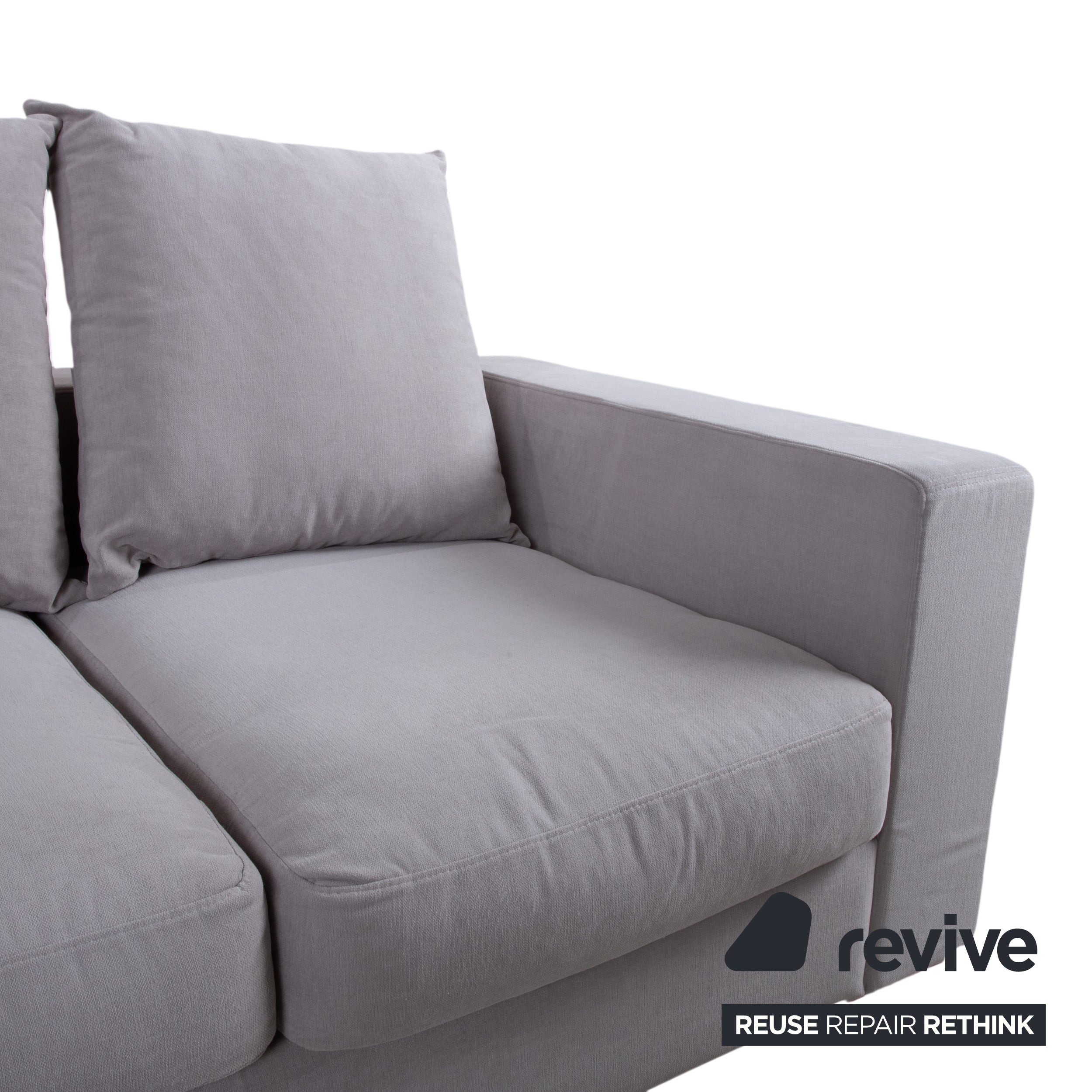 BoConcept Cenova Stoff Ecksofa Grau Sofa Couch