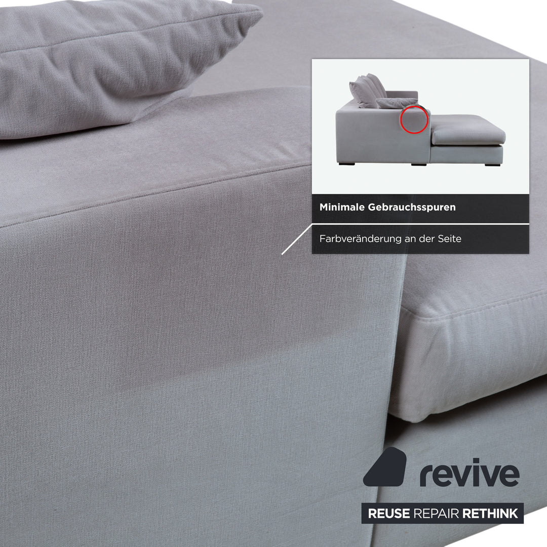 BoConcept Cenova Fabric Corner Sofa Grey Sofa Couch