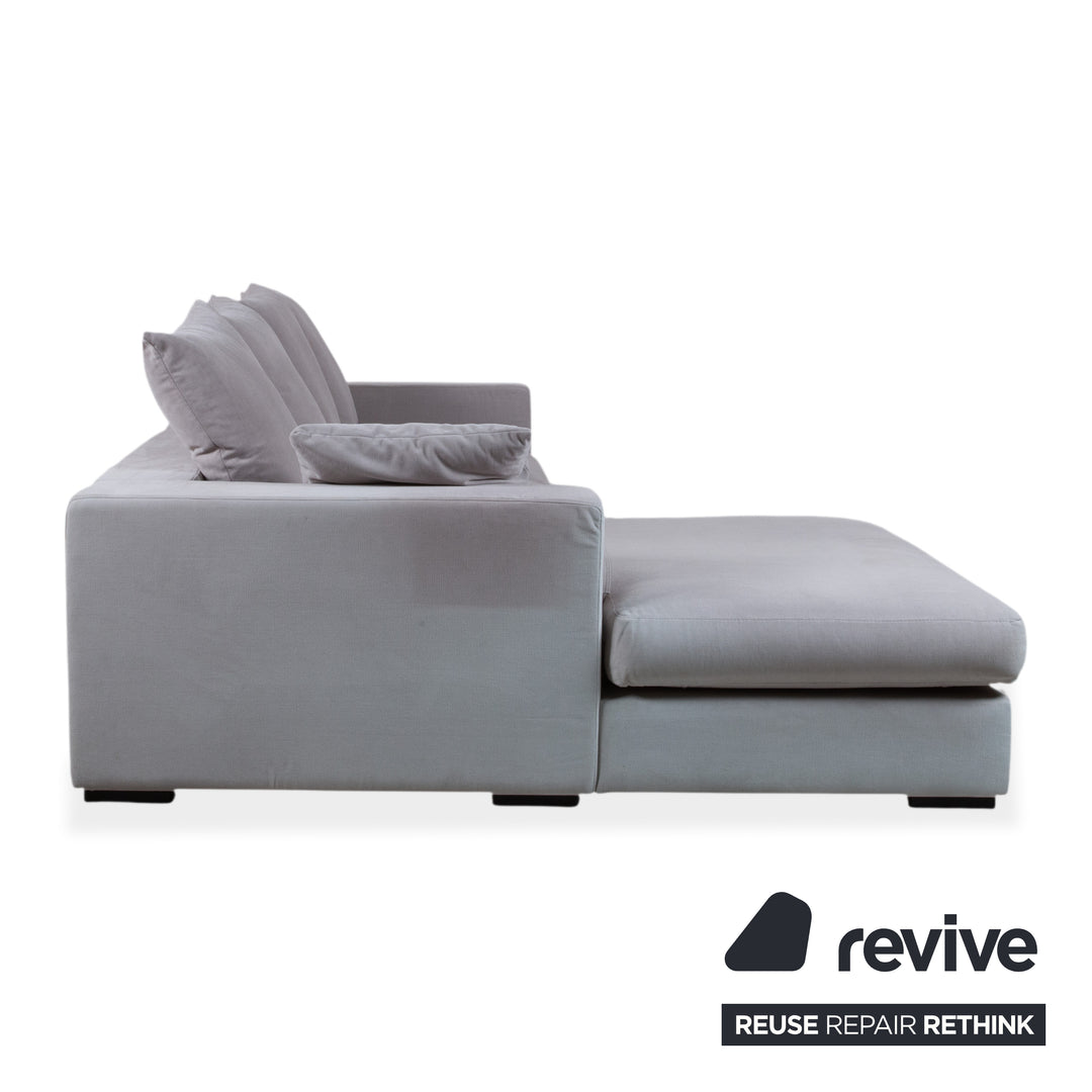 Canapé d'angle en tissu Cenova gris de BoConcept