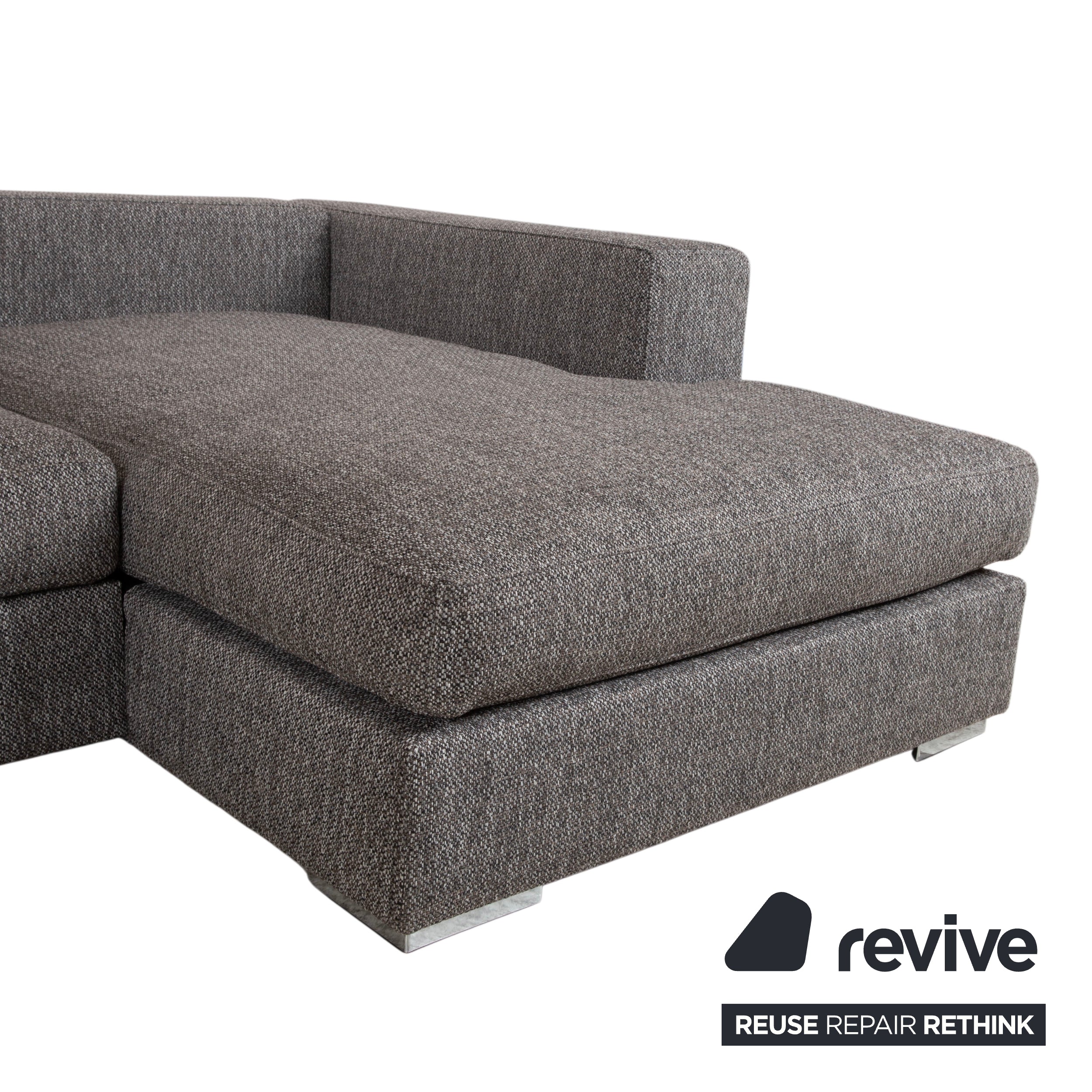 BoConcept Cenova Stoff Ecksofa Grau Sofa Couch