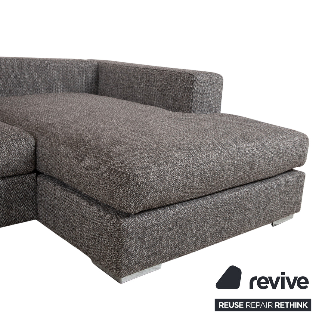 BoConcept Cenova Stoff Ecksofa Grau Sofa Couch