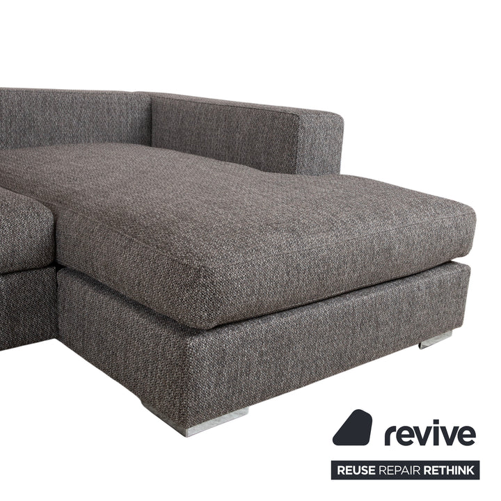 BoConcept Cenova Stoff Ecksofa Grau Sofa Couch