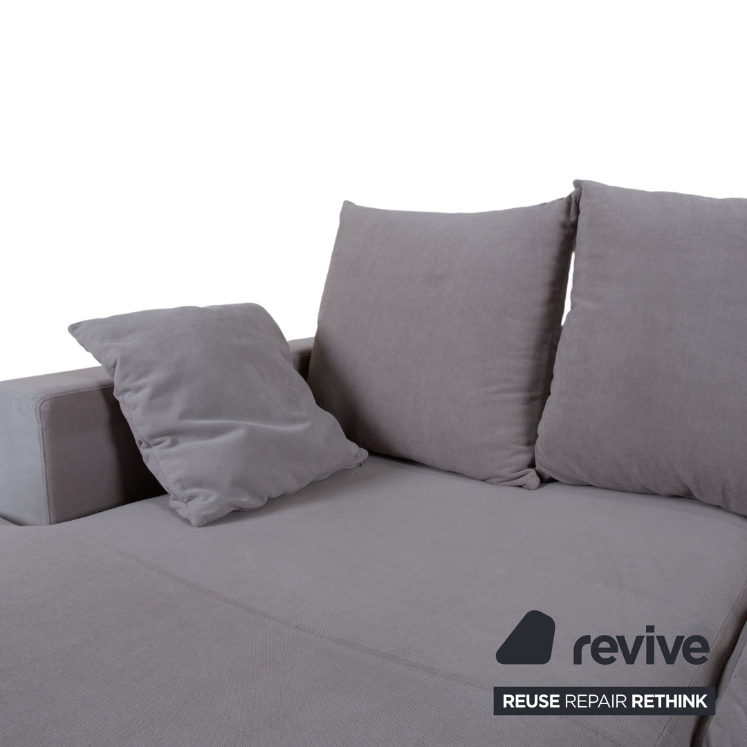 BoConcept Cenova Fabric Corner Sofa Grey Sofa Couch