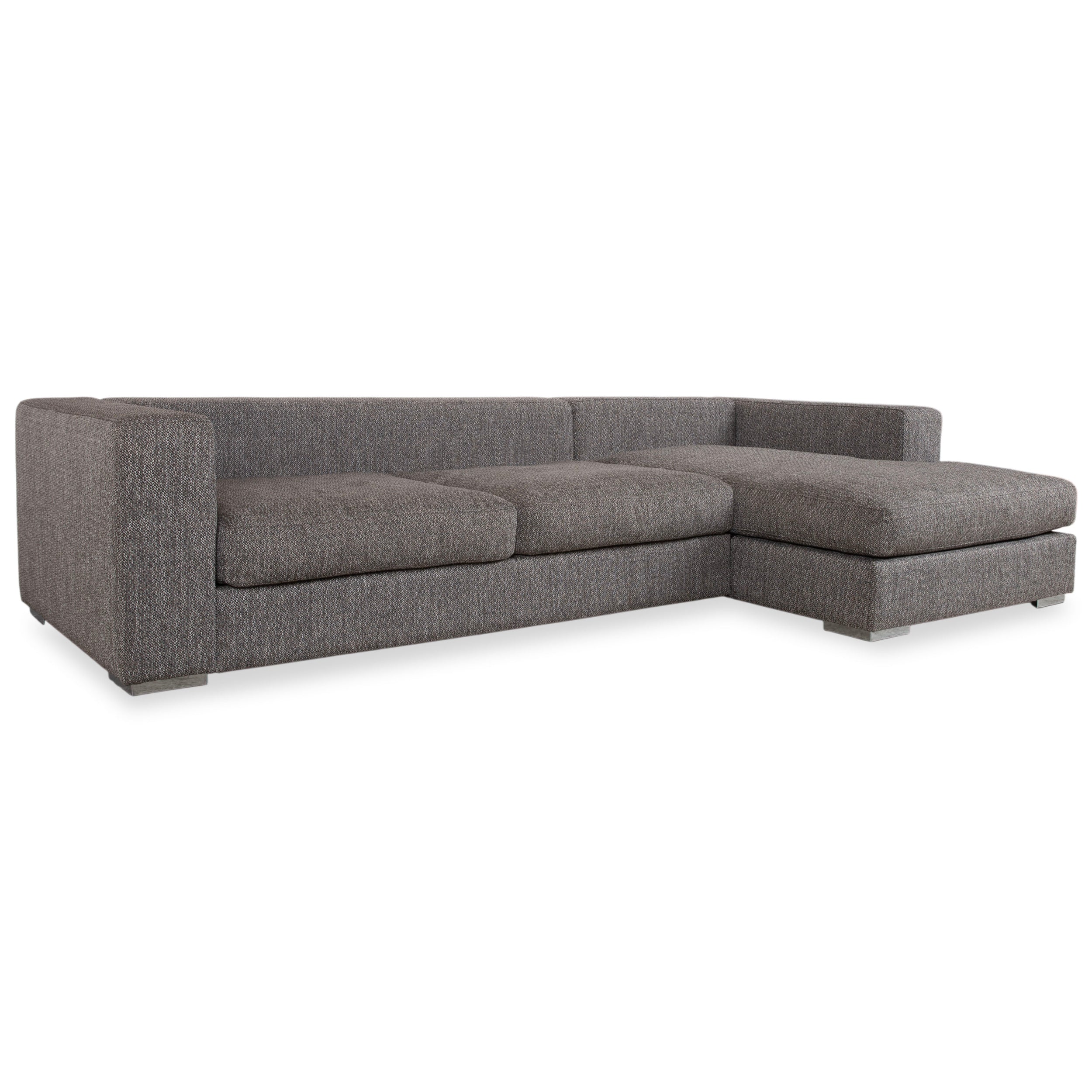 BoConcept Cenova Stoff Ecksofa Grau Sofa Couch