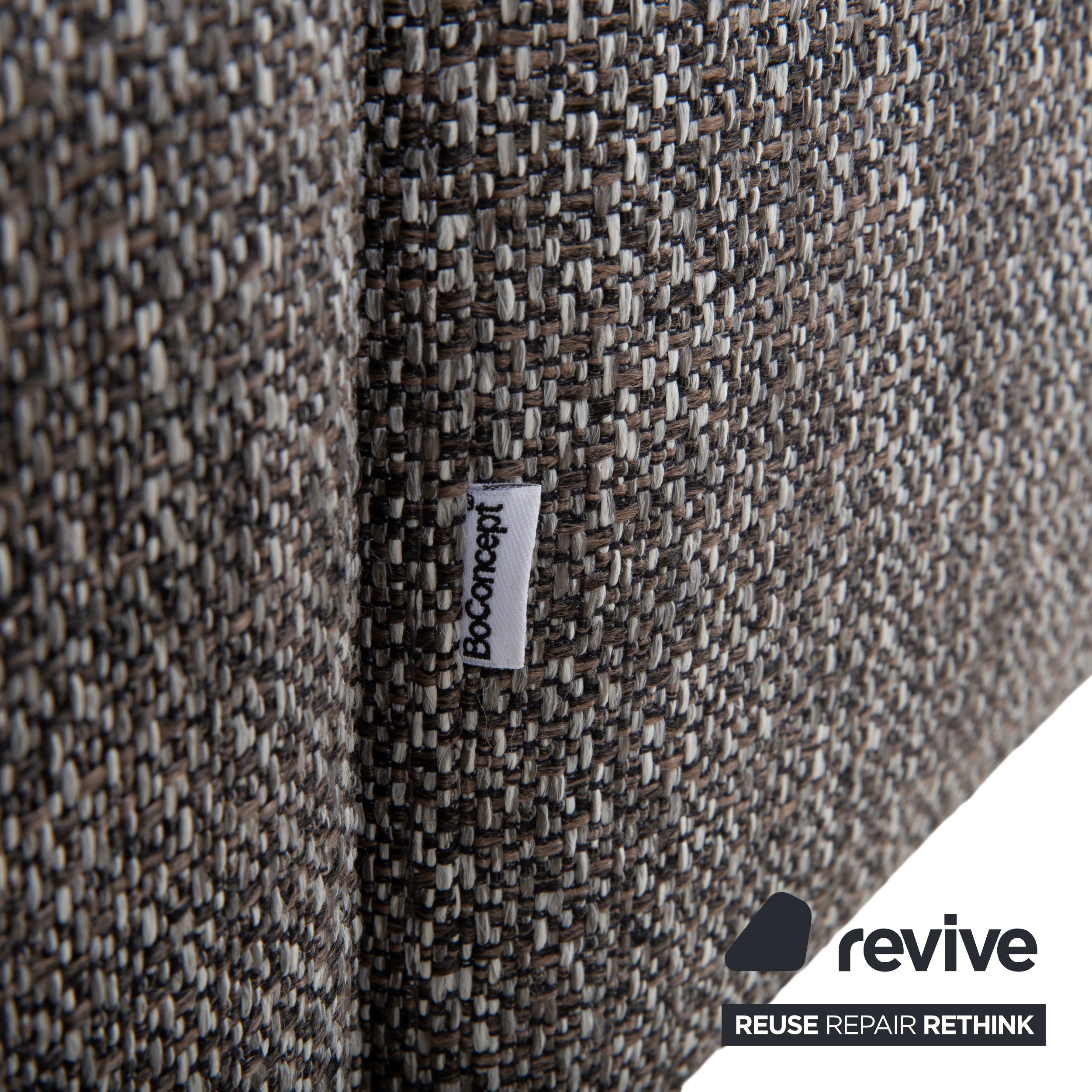 BoConcept Cenova Stoff Ecksofa Grau Sofa Couch