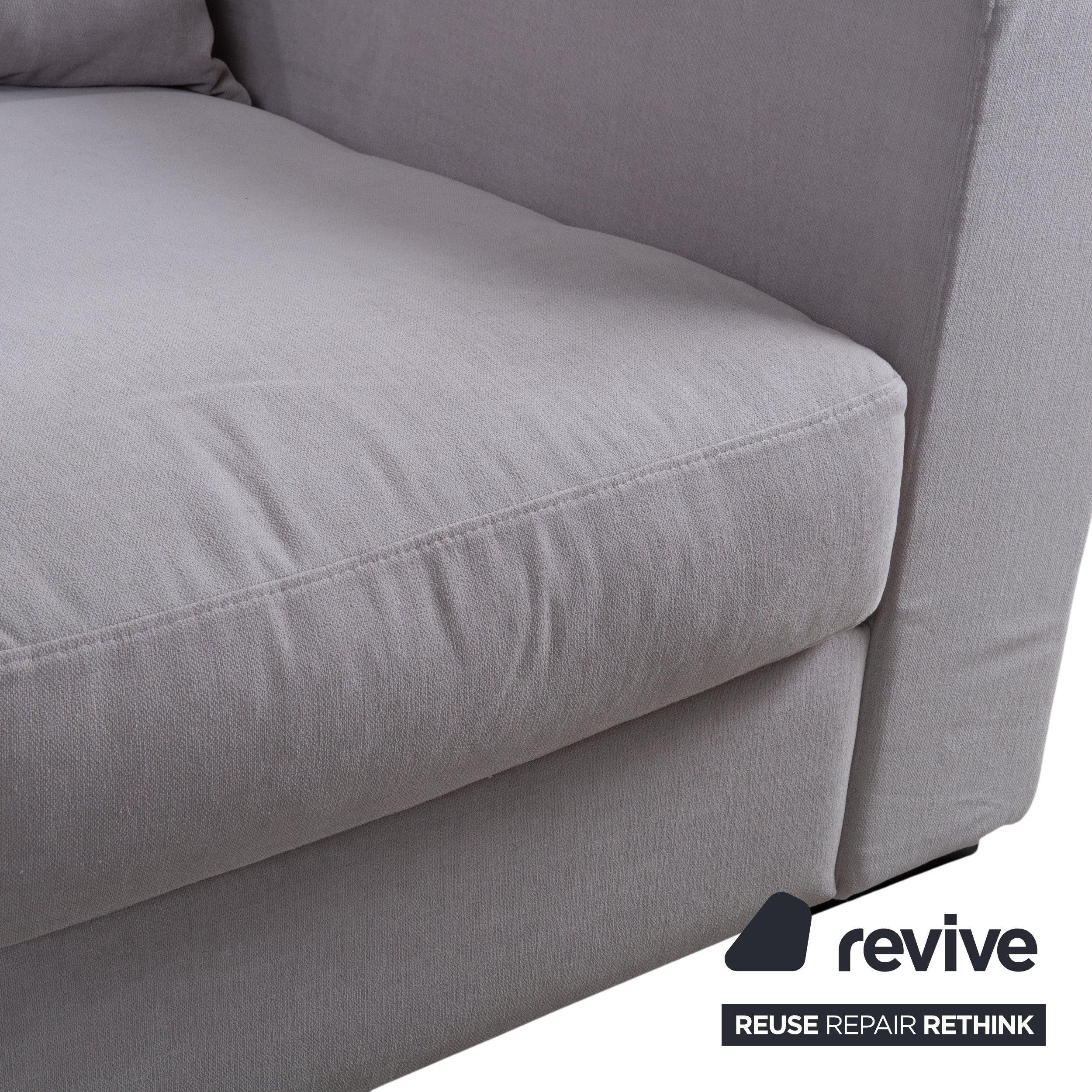 BoConcept Cenova Stoff Ecksofa Grau Sofa Couch