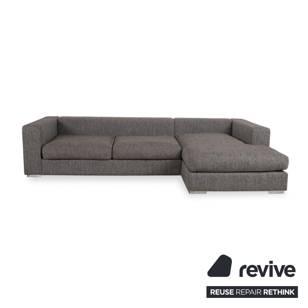BoConcept Cenova Stoff Ecksofa Grau Sofa Couch