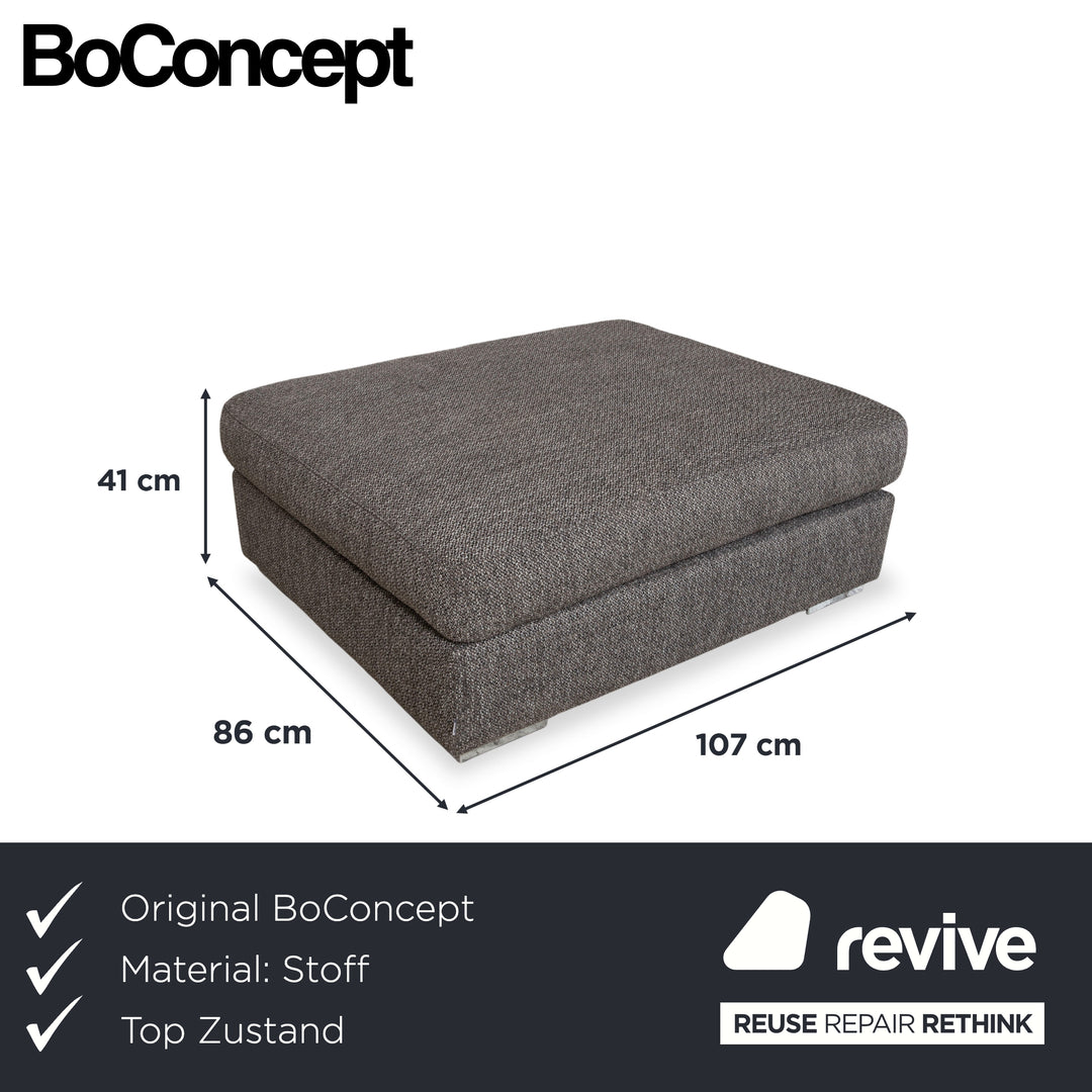 BoConcept Cenova Stoff Hocker Grau