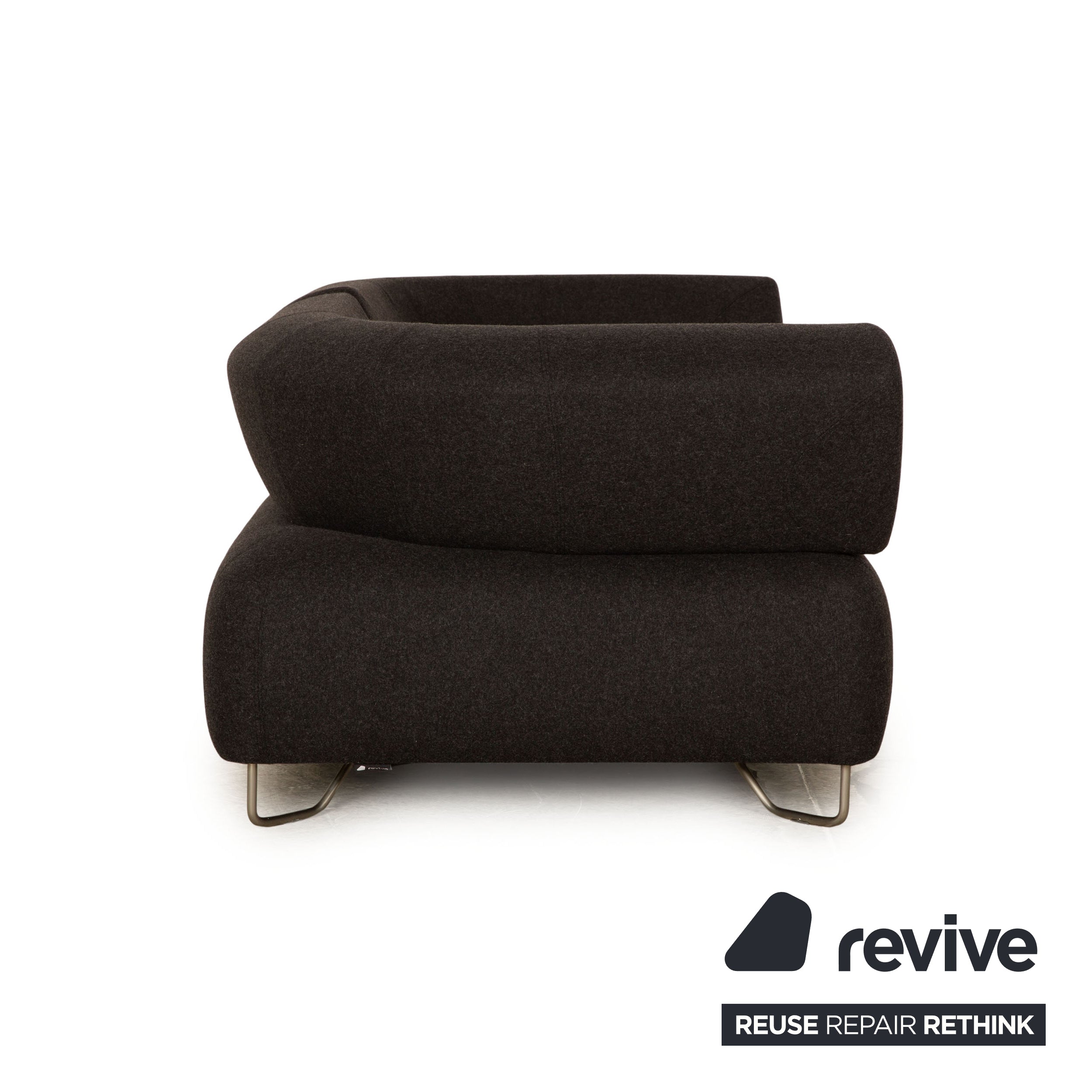 BoConcept Como fabric sofa set gray two-seater stool sofa couch