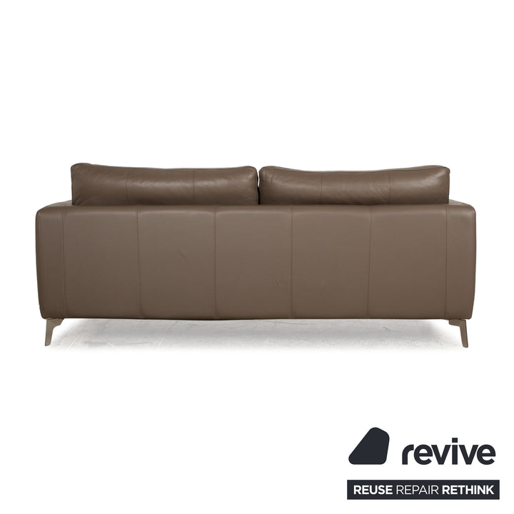 BoConcept Fargo Leather Two Seater Brown Sofa Couch