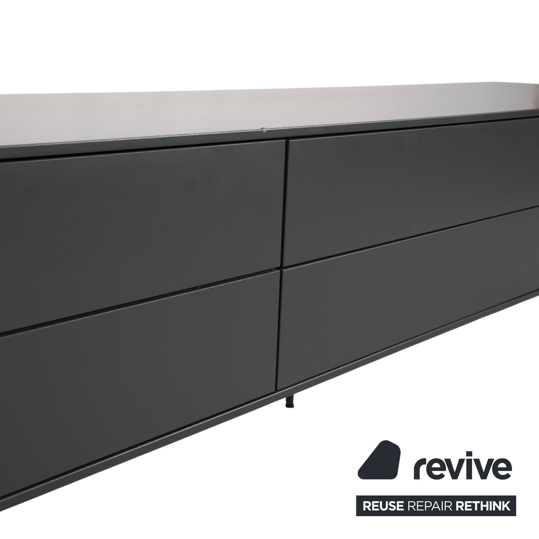 BoConcept Fermo Buffet bois gris foncé anthracite