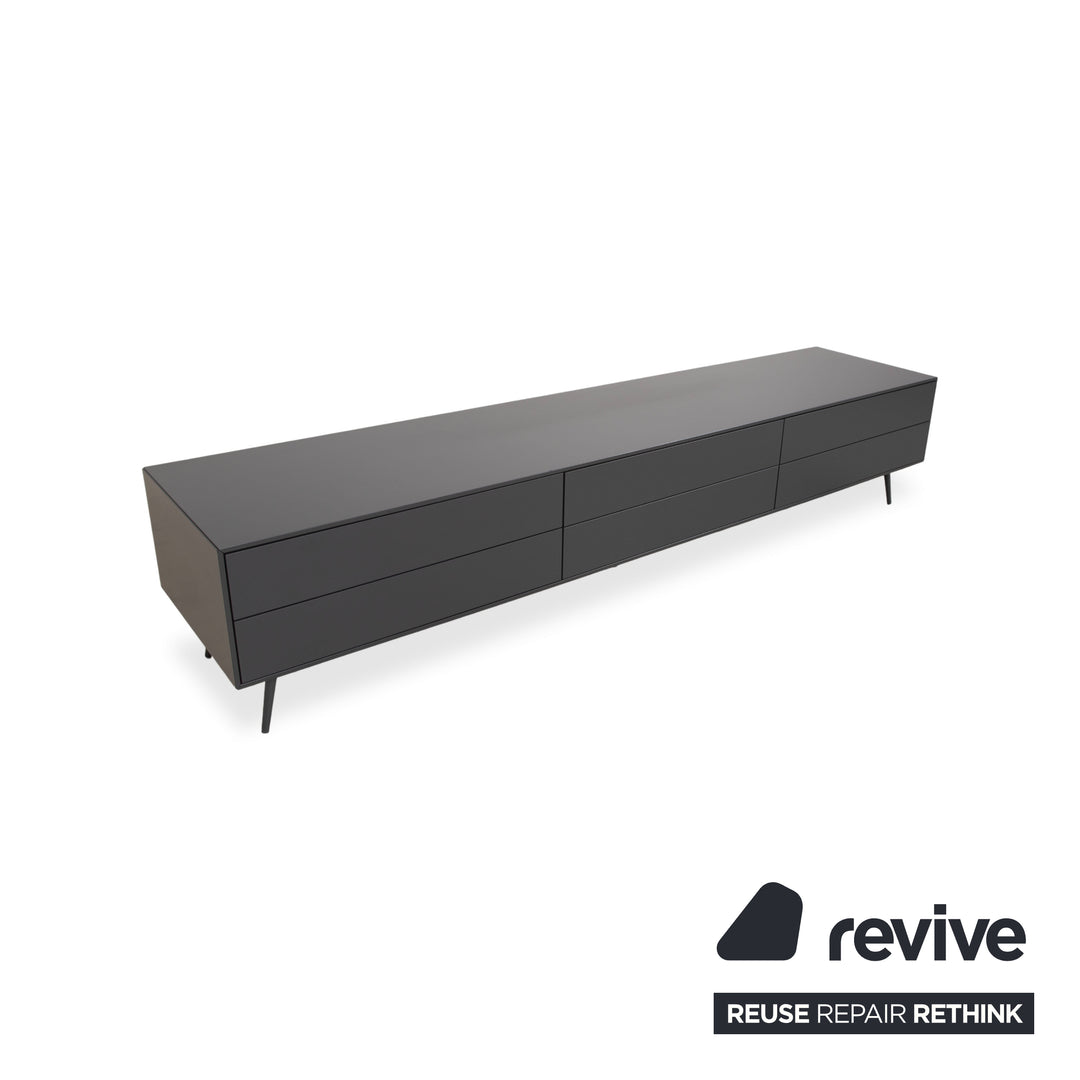 BoConcept Fermo Buffet bois gris foncé anthracite