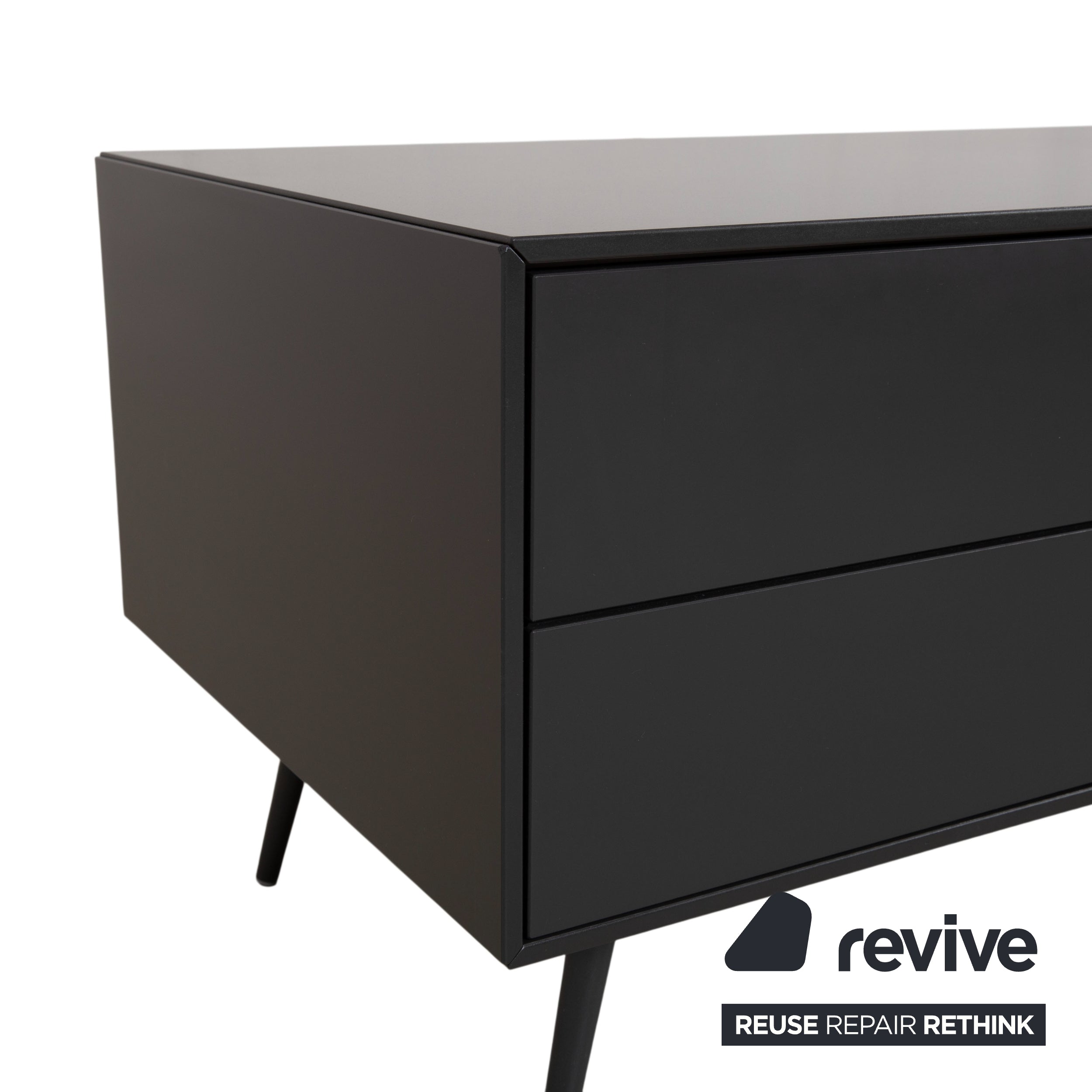 BoConcept Fermo Sideboard Wood Dark Gray Anthracite