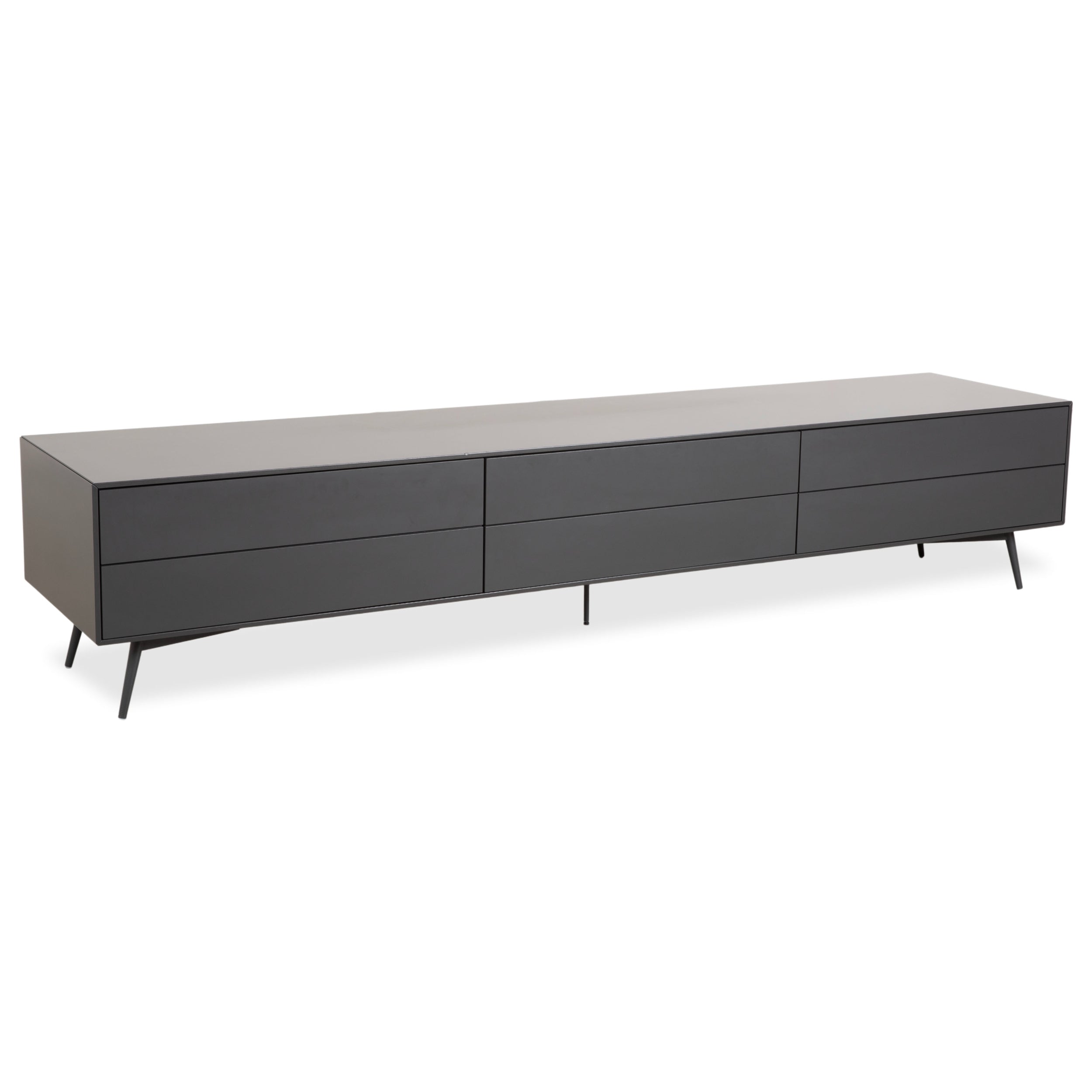 BoConcept Fermo Sideboard Wood Dark Gray Anthracite