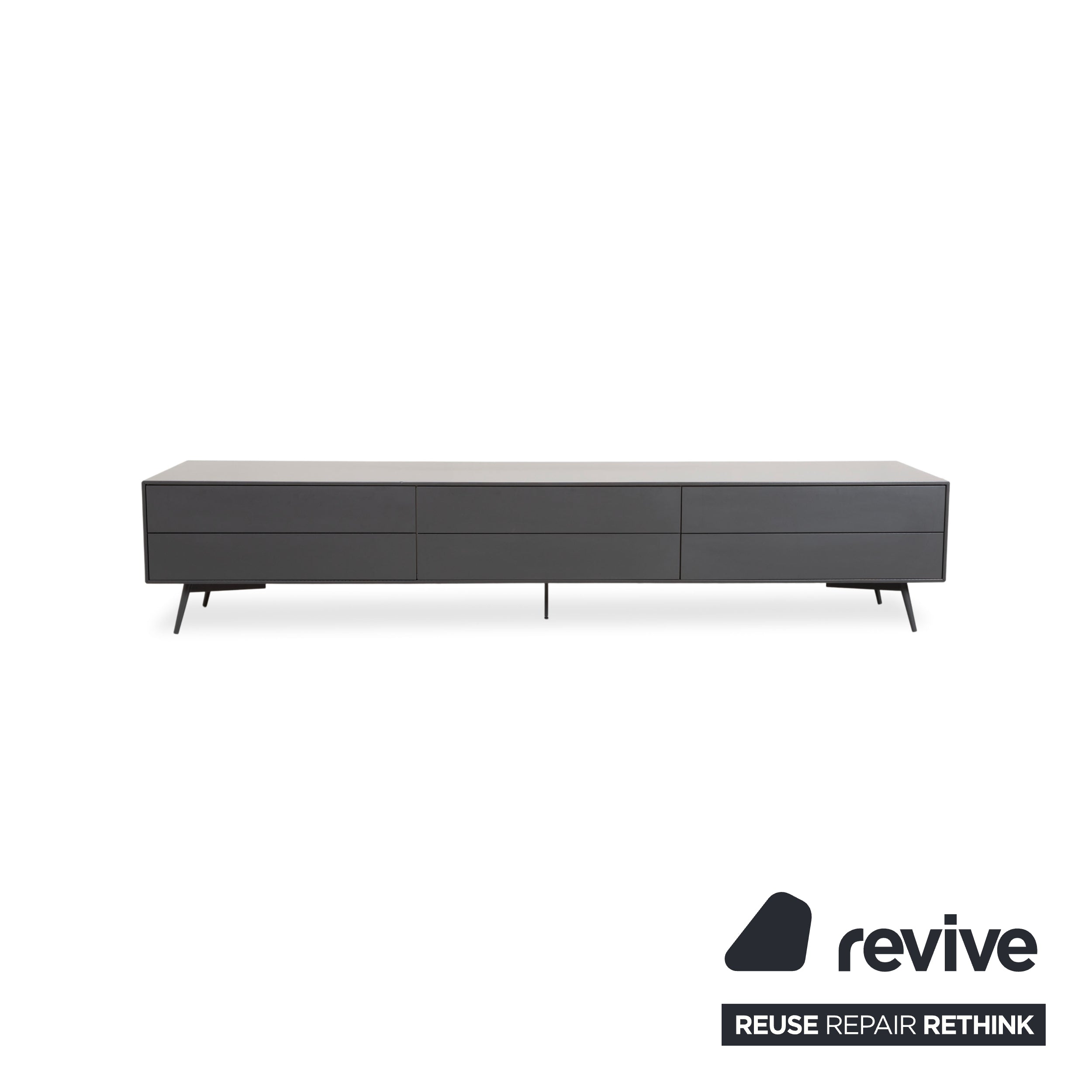 BoConcept Fermo Sideboard Wood Dark Gray Anthracite