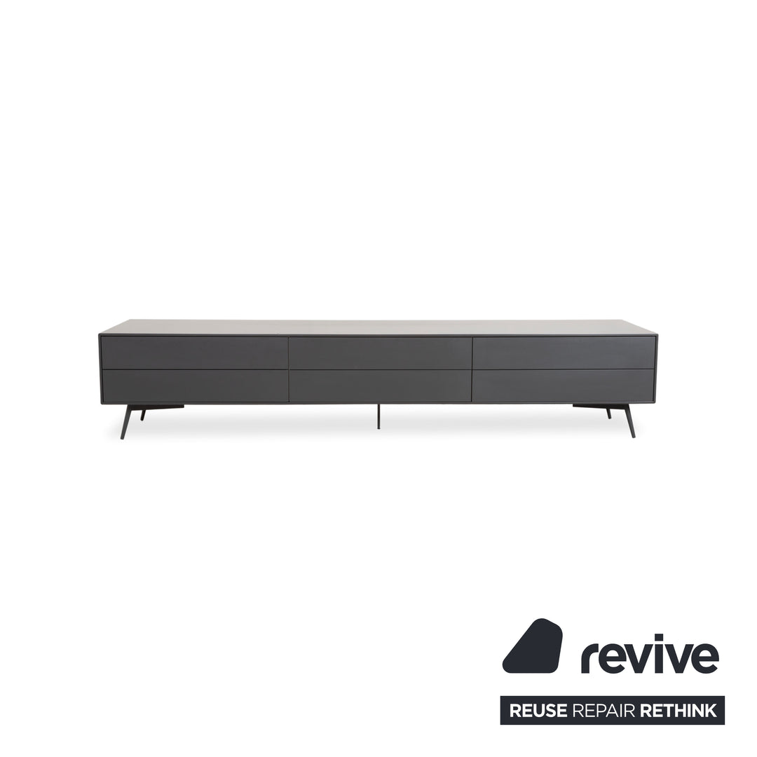 BoConcept Fermo Buffet bois gris foncé anthracite
