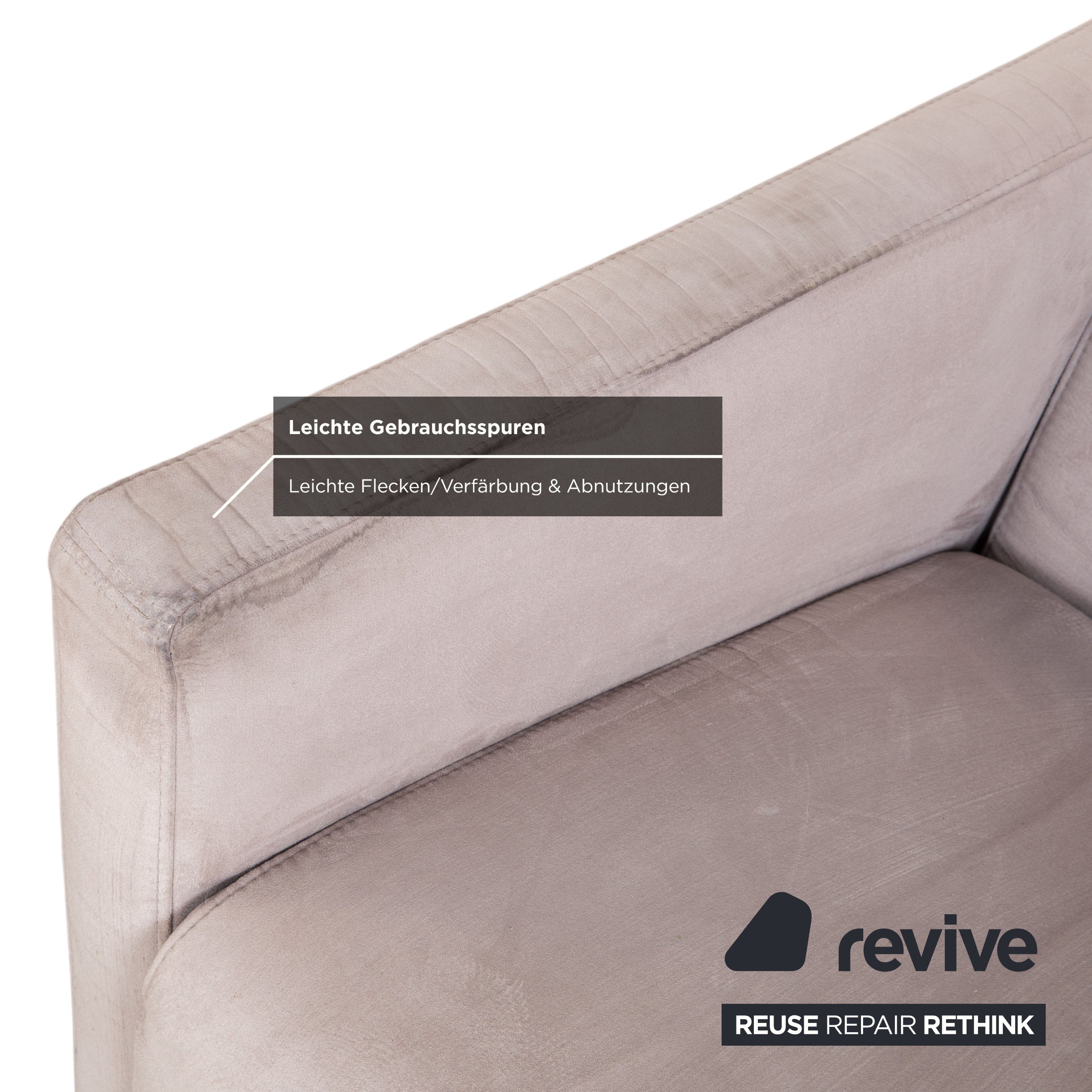 BoConcept Fly 2x Fabric Armchair Cream Beige Sofa Couch