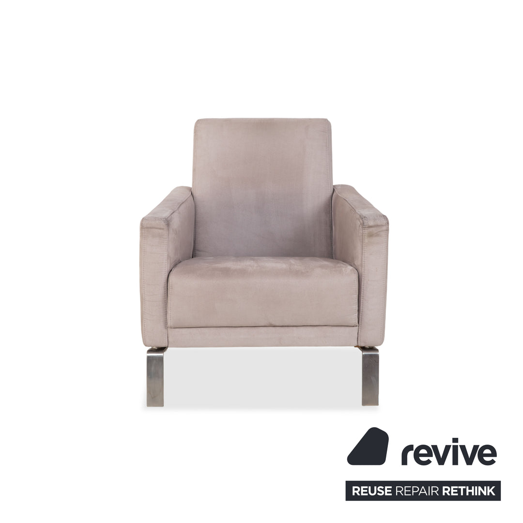 BoConcept Fly 2x Stoff Sessel Creme Beige Sofa Couch