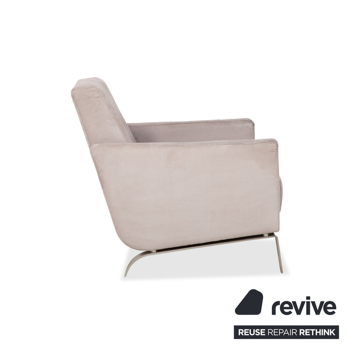 BoConcept Fly 2x Stoff Sessel Creme Beige Sofa Couch