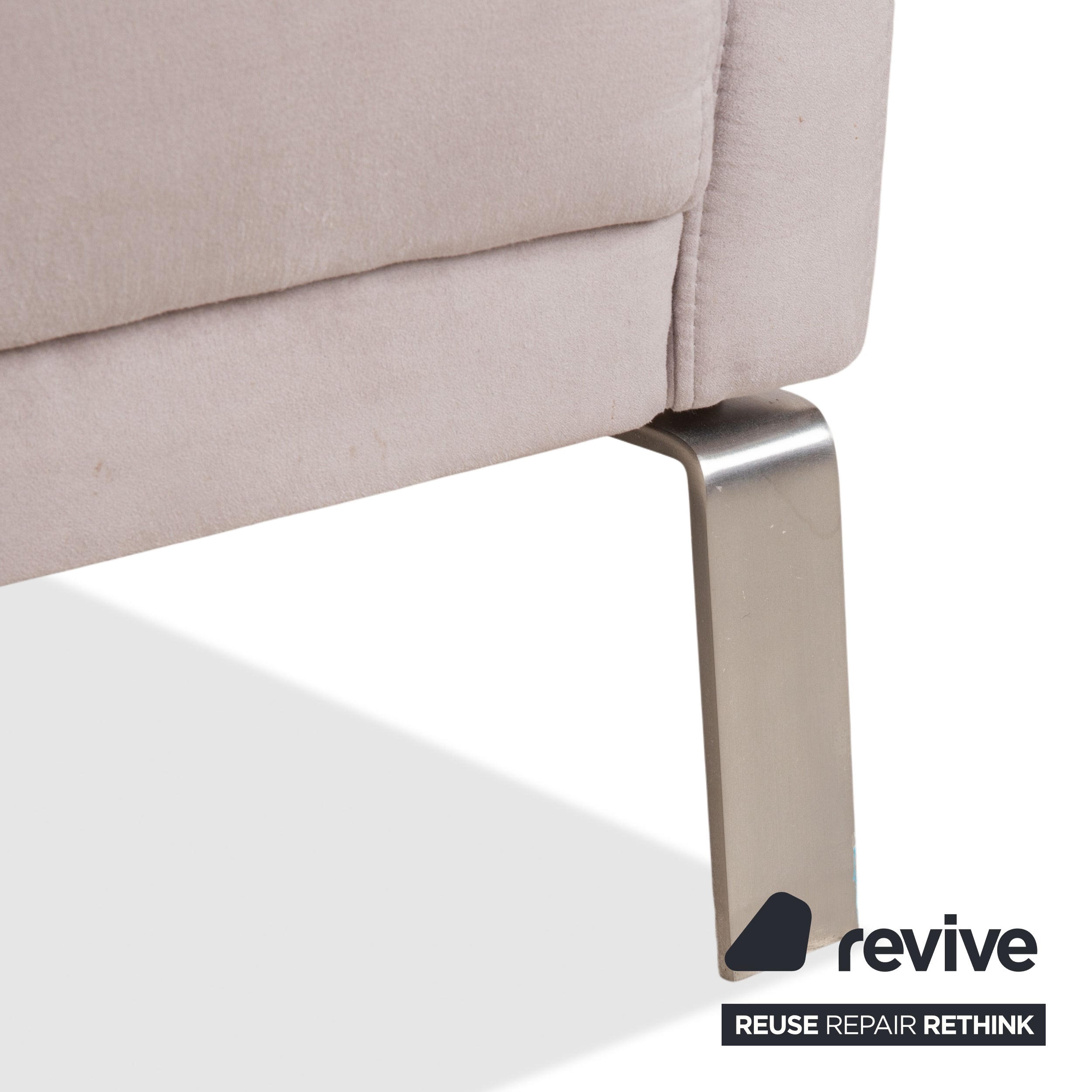 BoConcept Fly 2x Fabric Armchair Cream Beige Sofa Couch