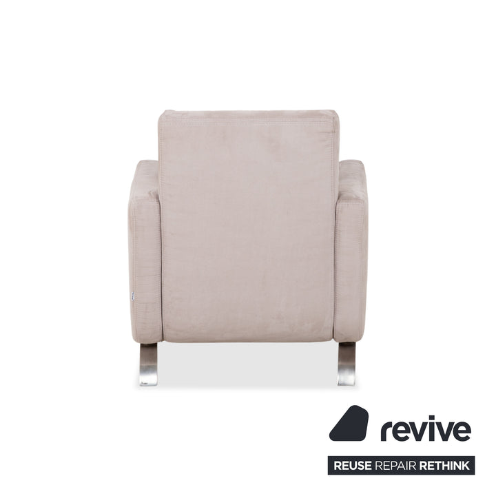 BoConcept Fly 2x Stoff Sessel Creme Beige Sofa Couch