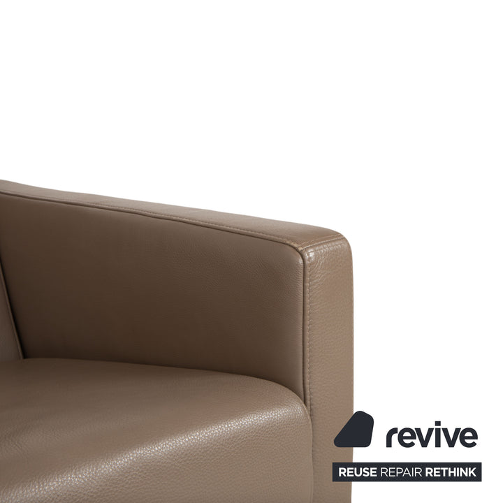 BoConcept Fly leather armchair brown taupe