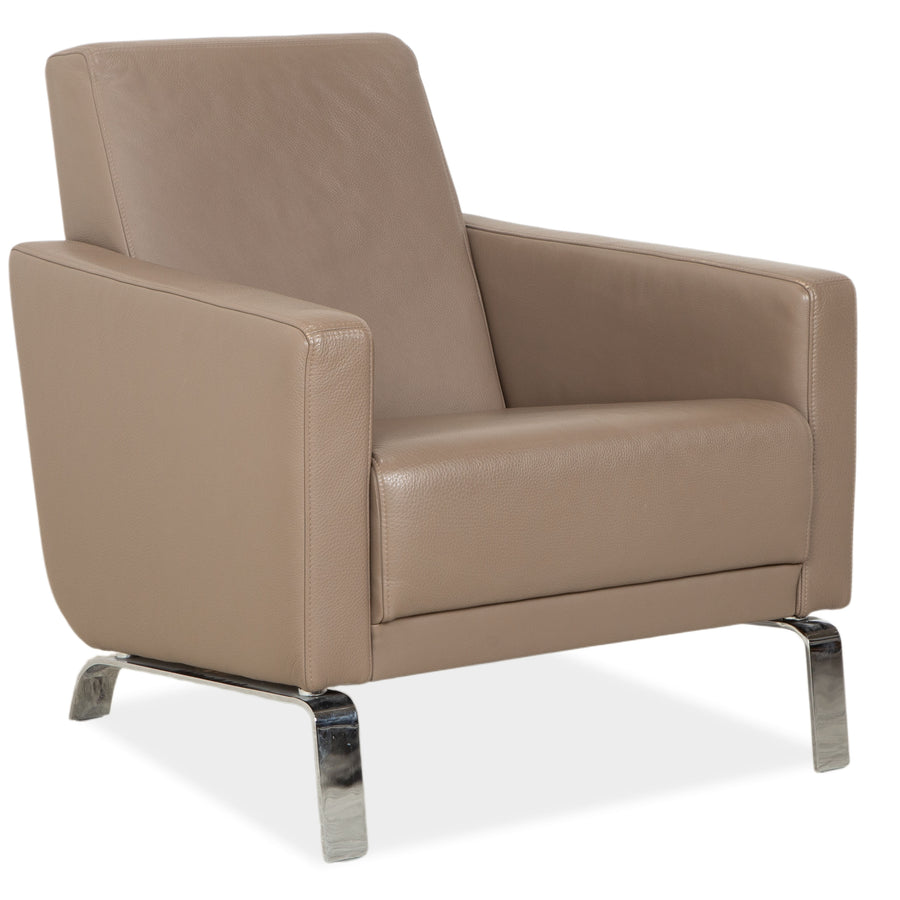 BoConcept Fly Leder Sessel Braun Taupe