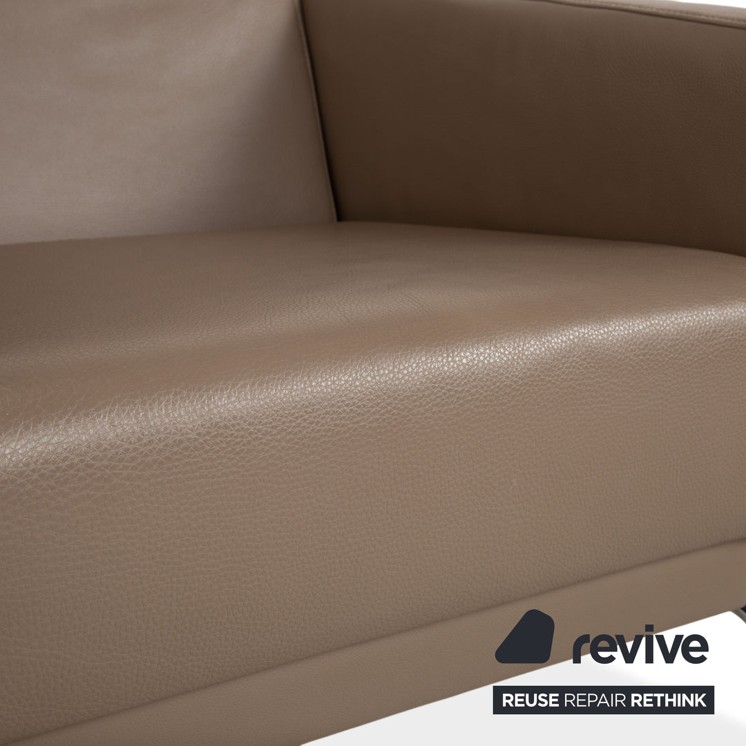 BoConcept Fly leather armchair brown taupe