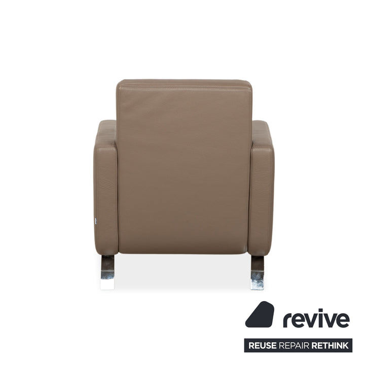 BoConcept Fly leather armchair brown taupe