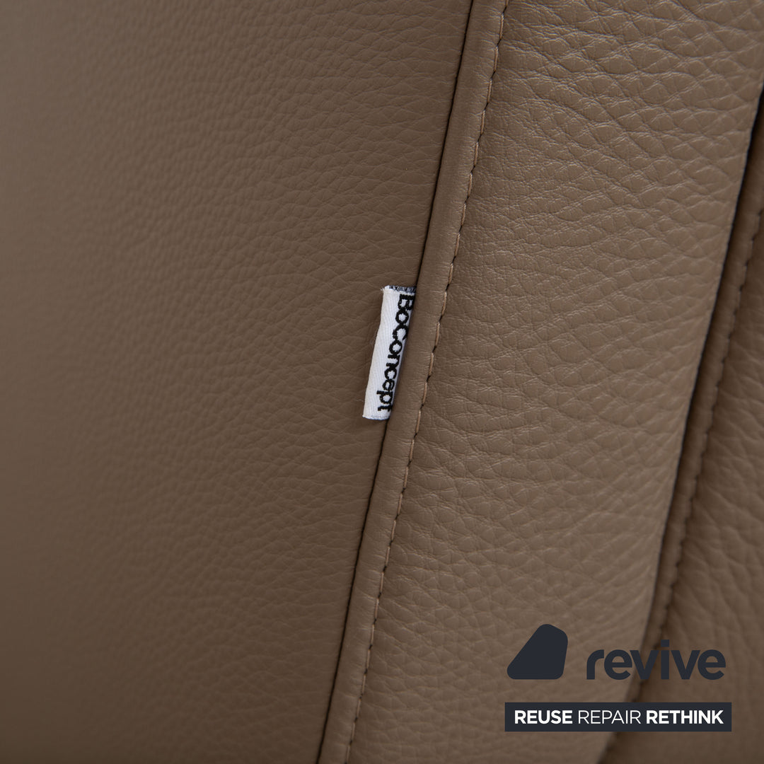 BoConcept Fly leather armchair brown taupe